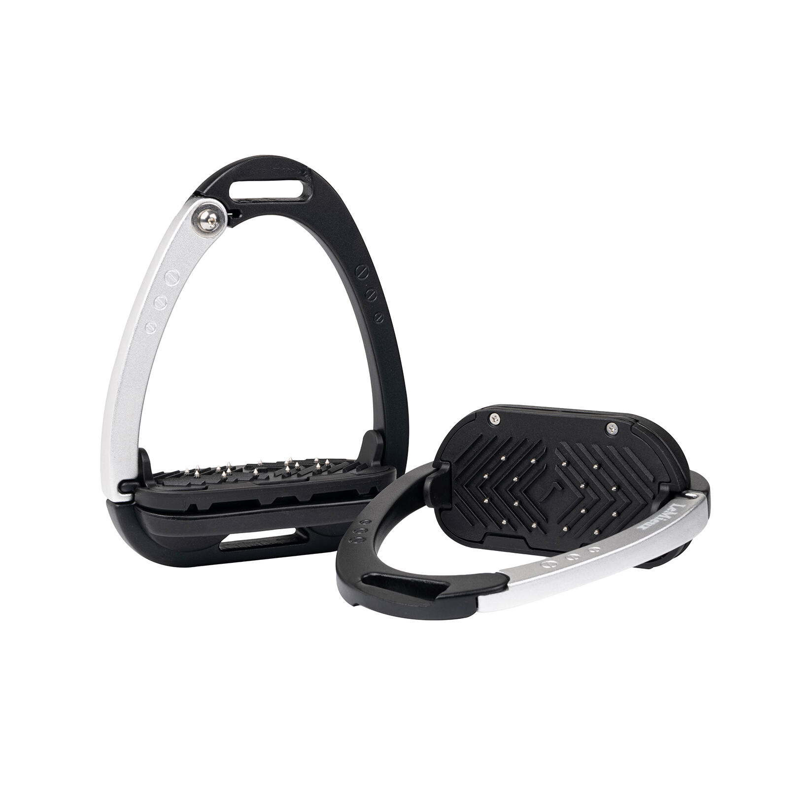 LeMieux Vector Balance Stirrups, Black/ Aluminium, ONE SIZE