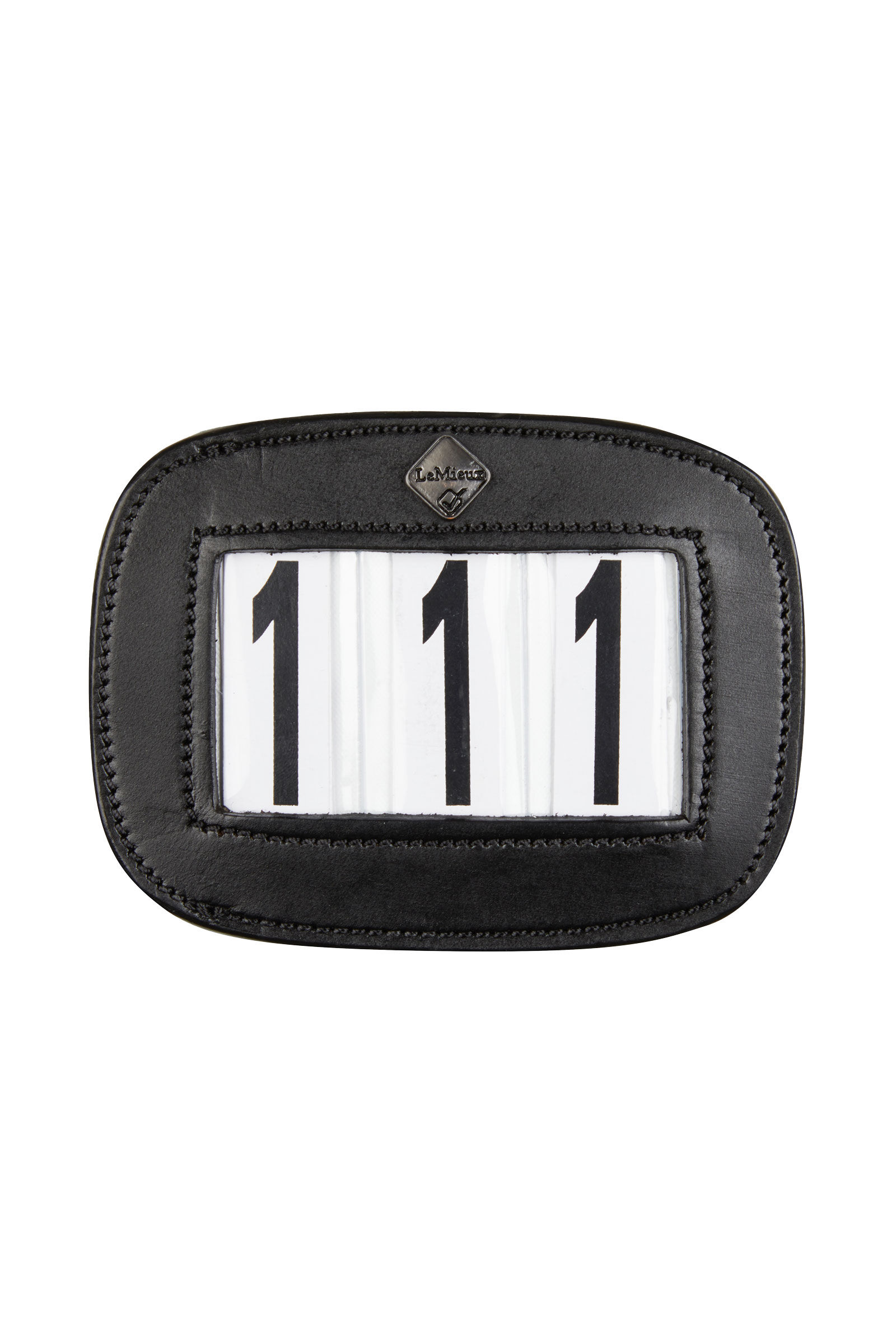 LeMieux porte-numéro carré, Black, ONE SIZE