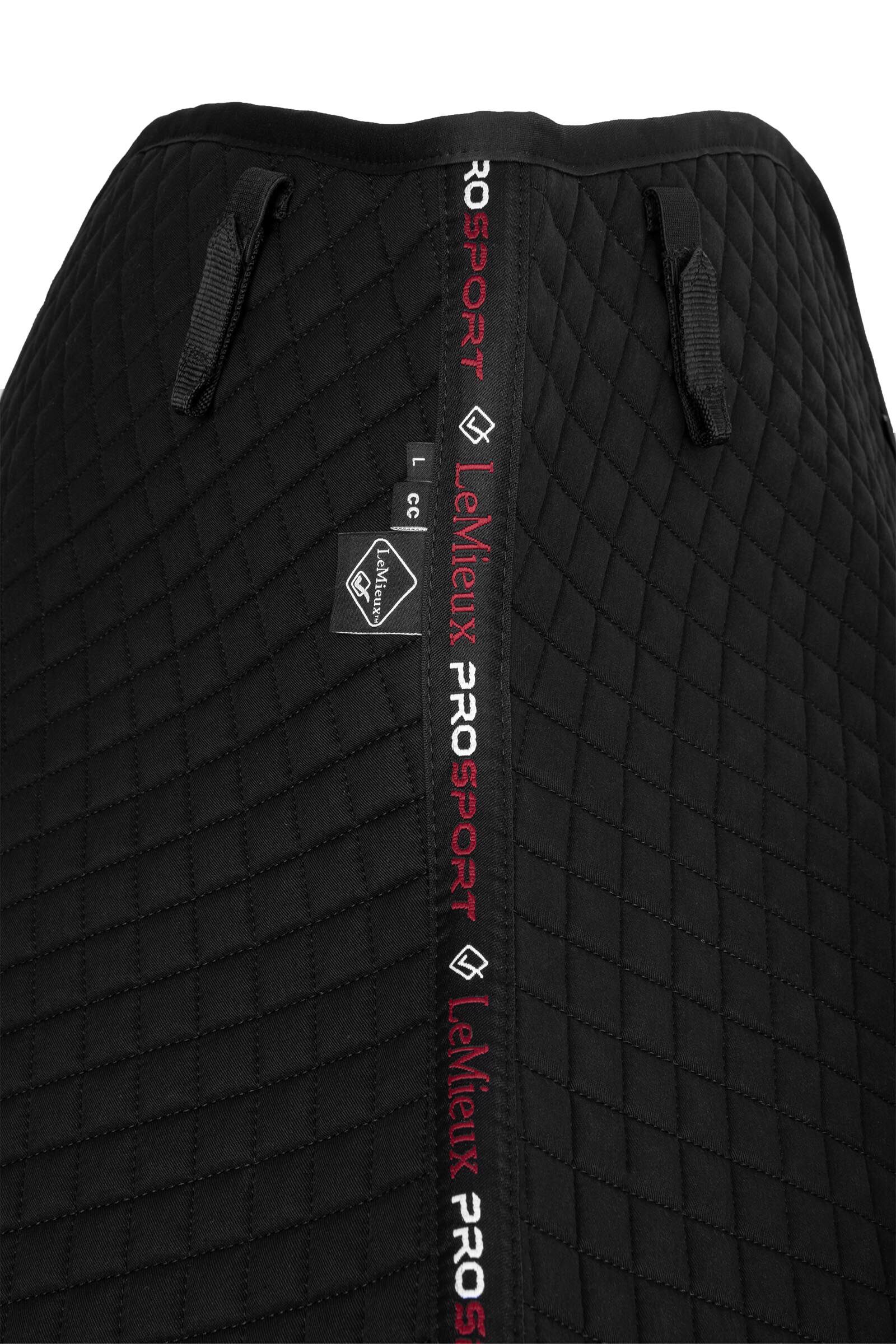 LeMieux CC Tapis de selle polyvalent en coton, Black, L