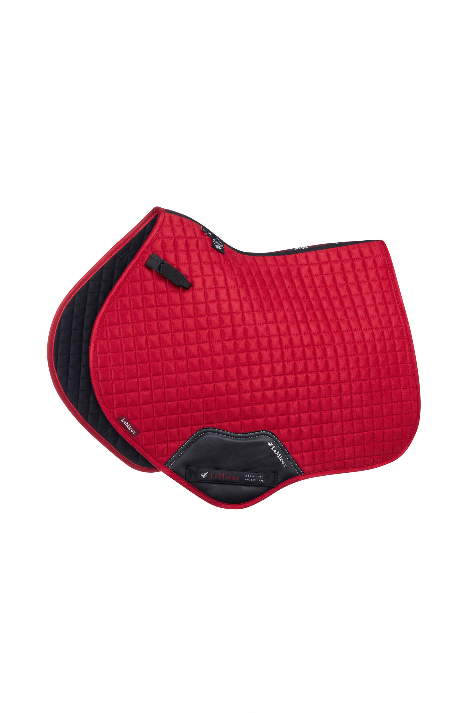 LeMieux Seasonal Luxury CC Jumping Saddle Pad, Chili Pepper Red, L