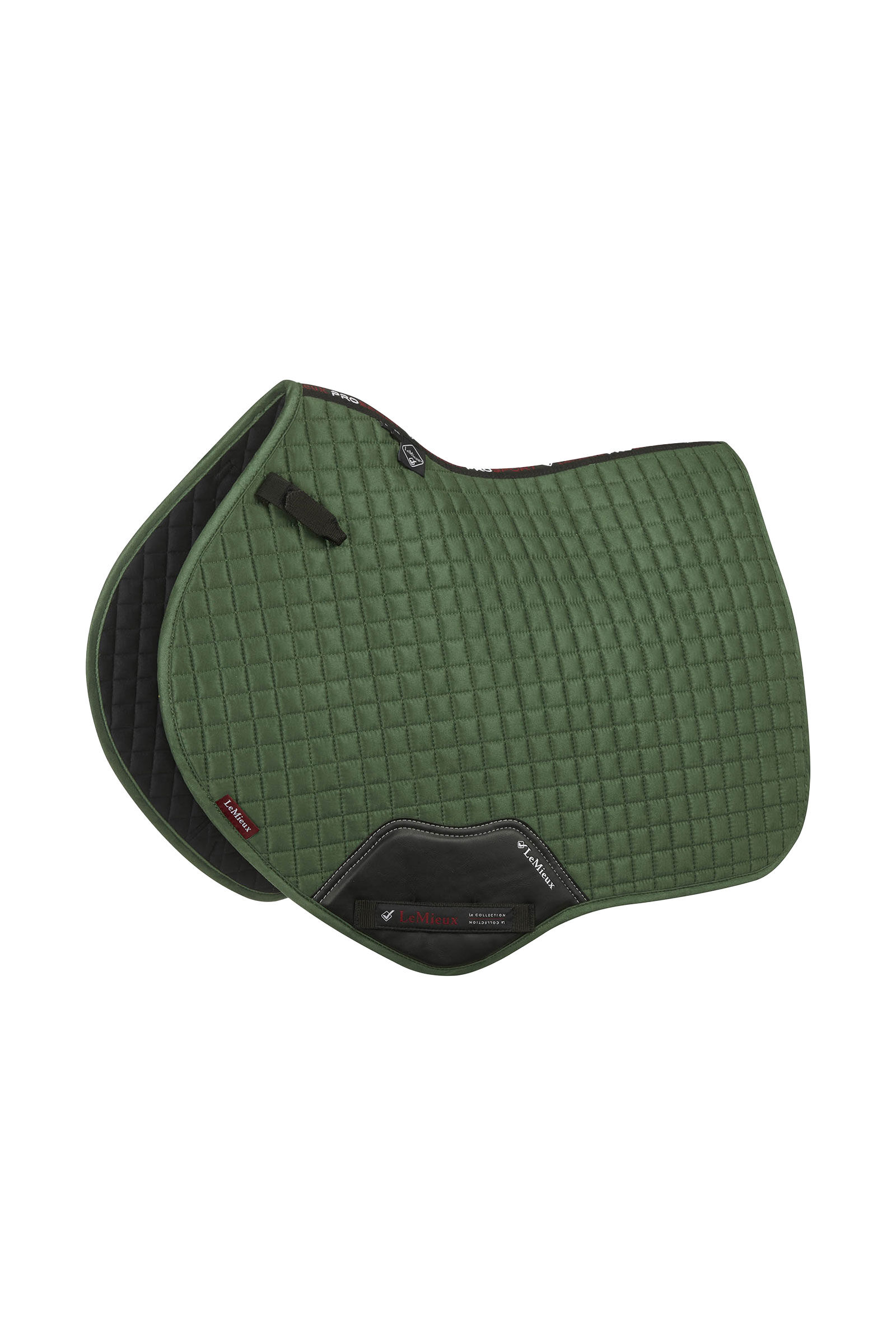 LeMieux Seasonal Luxury CC Jumping Saddle Pad, Hunter Green, L