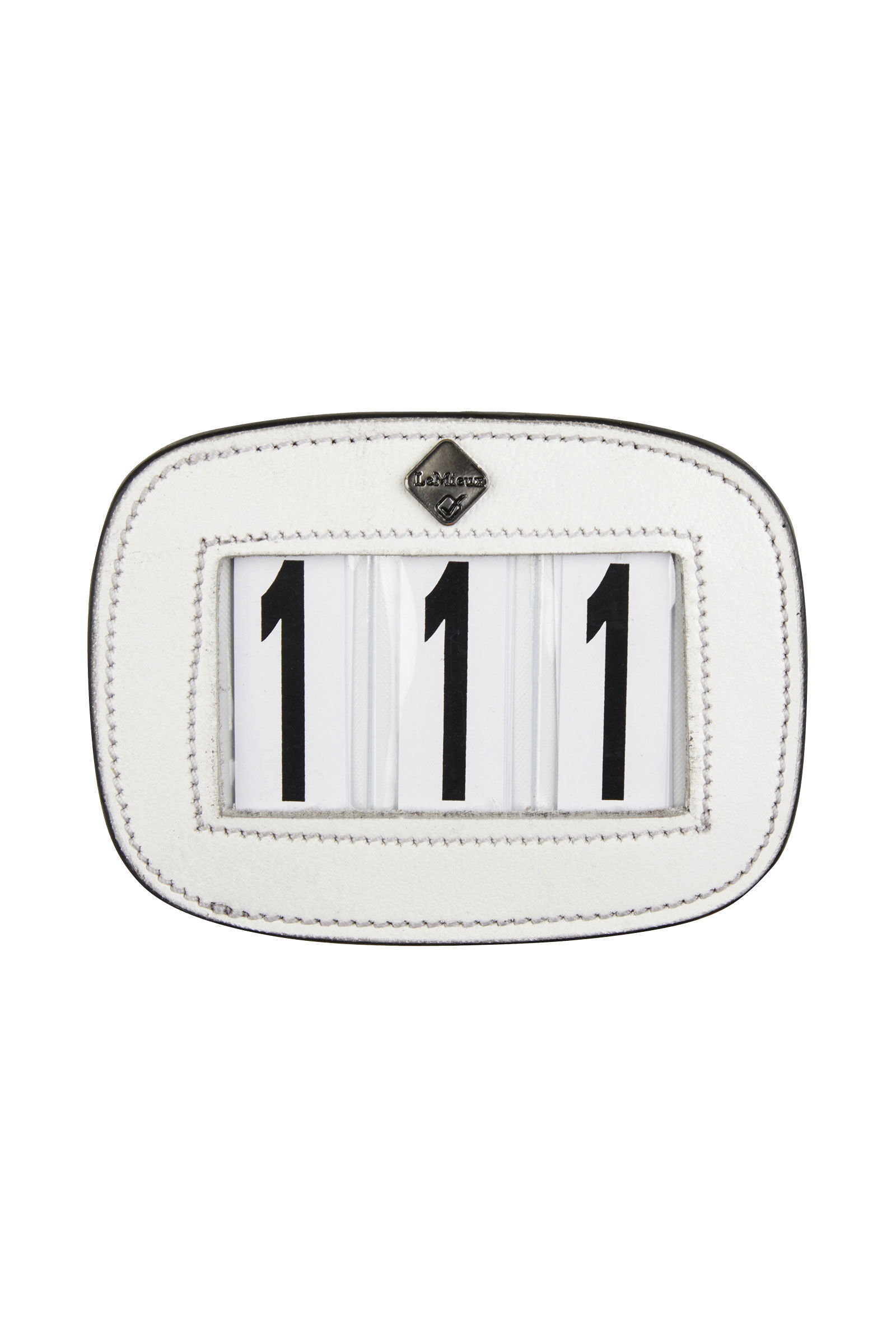 LeMieux porte-numéro carré, WH/AB, ONE SIZE