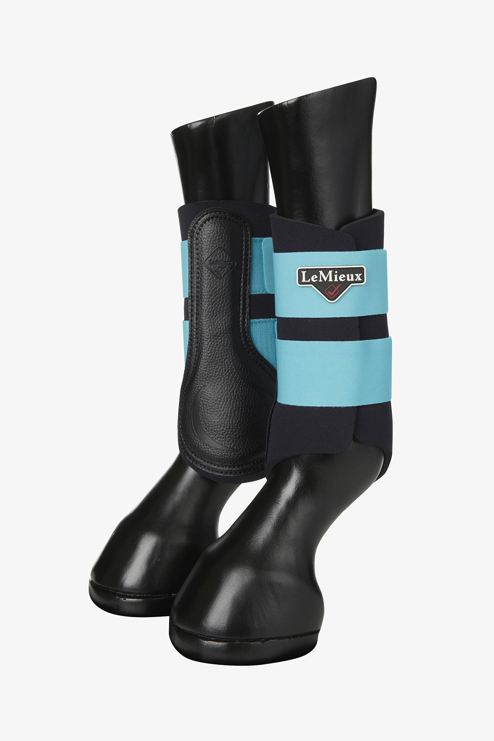 LeMieux Grafter Brushing Boots, Azure Blue, XL