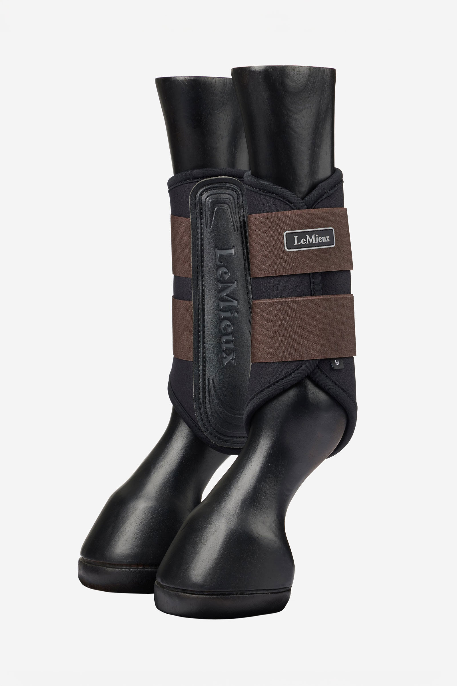 LeMieux Grafter Brushing Boots, Brown, XL