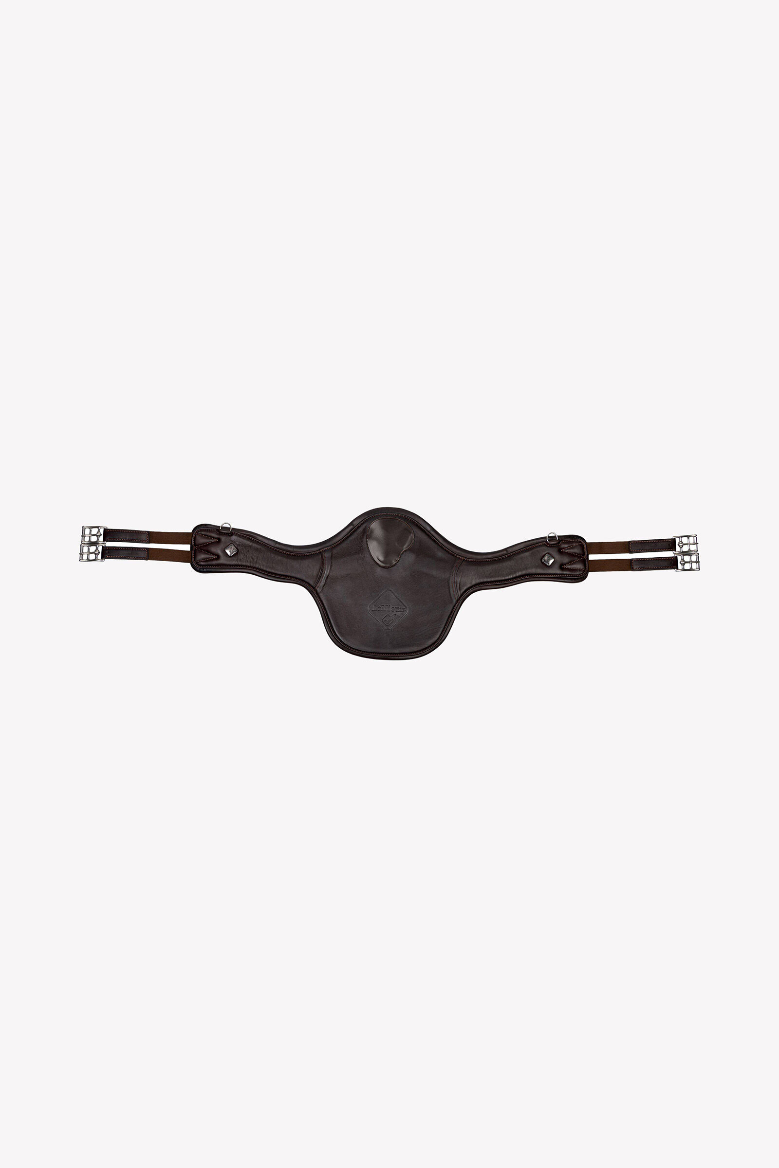 LeMieux Gel-Tek Anatomic lång sadelgjord med magplatta och magnet