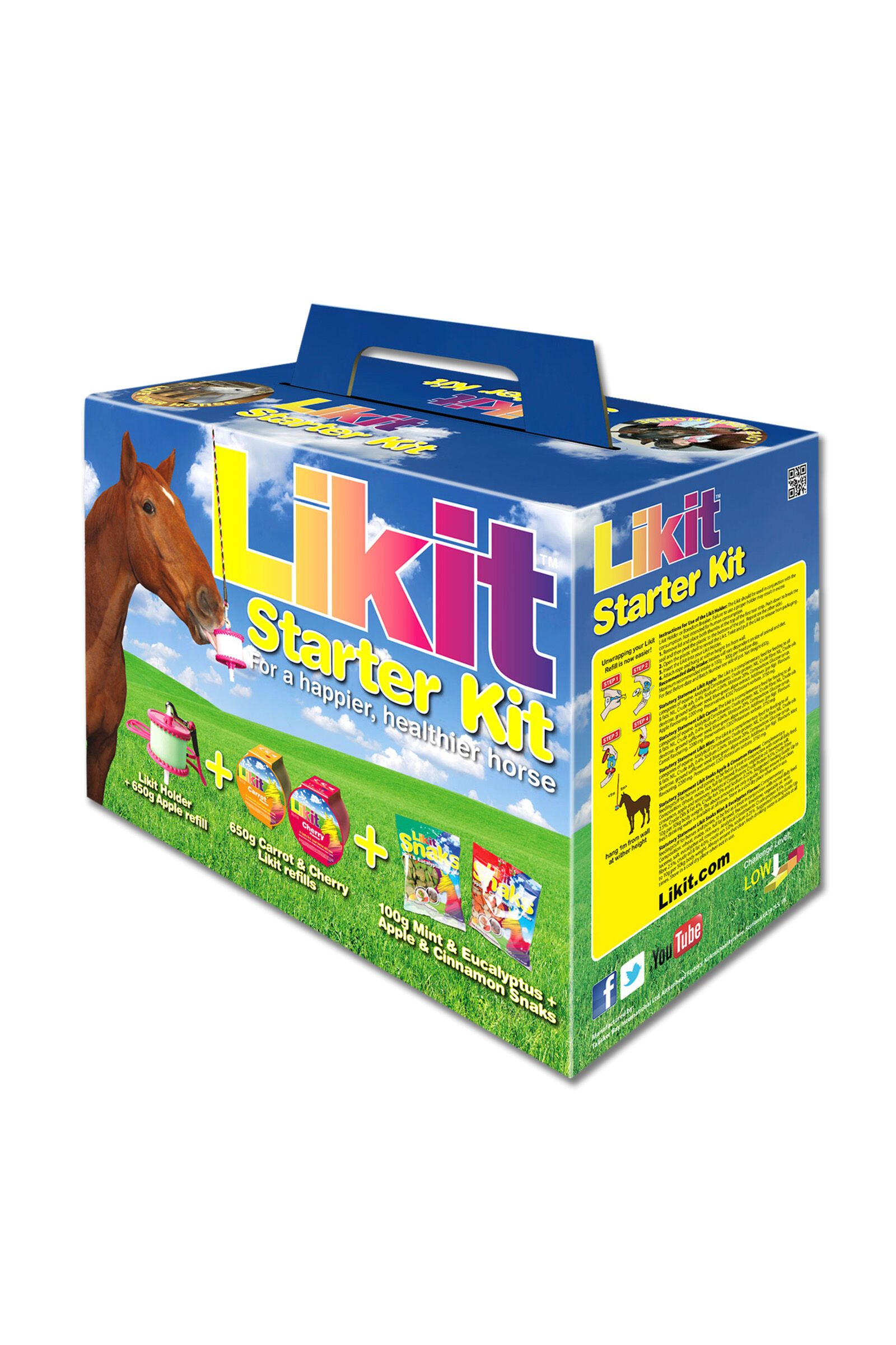 Zestaw startowy Likit, 6 szt., Blue, ONE SIZE