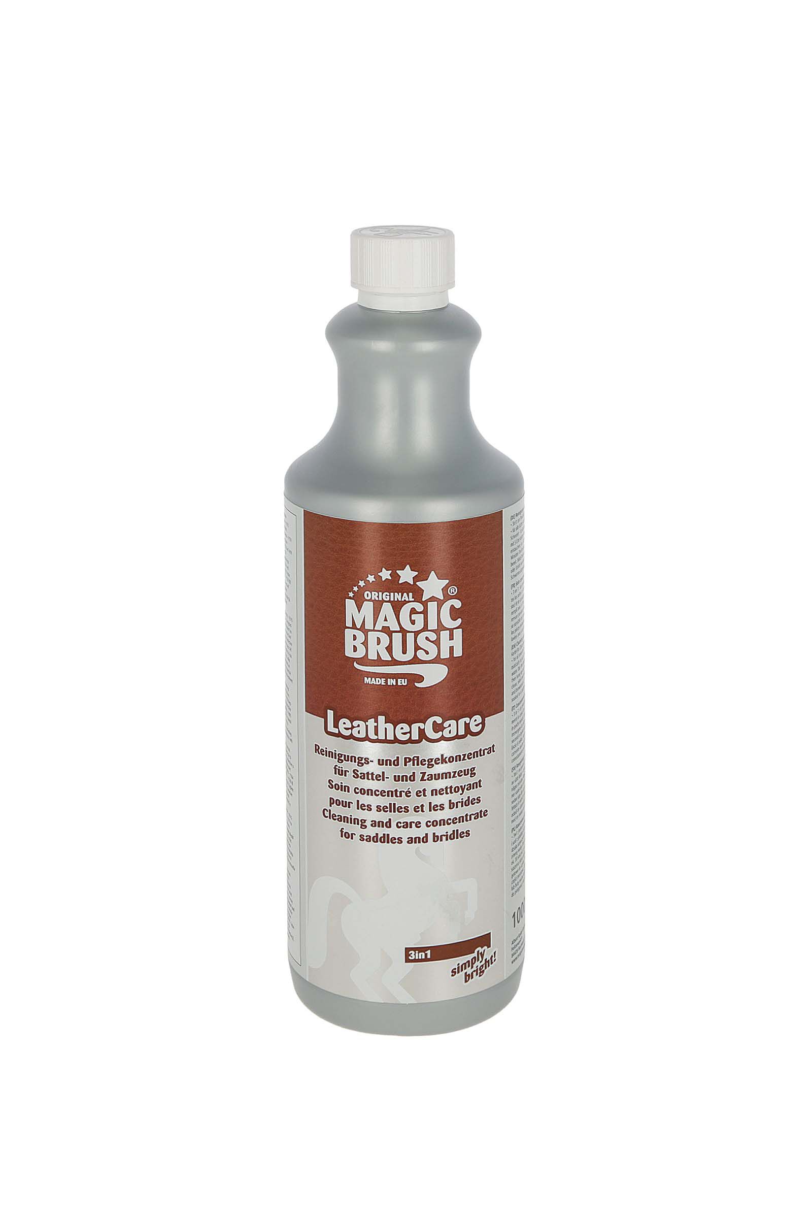 Magic Brush 3-i-1 lærpleie, 1 liter, Grey/Brown, 1000