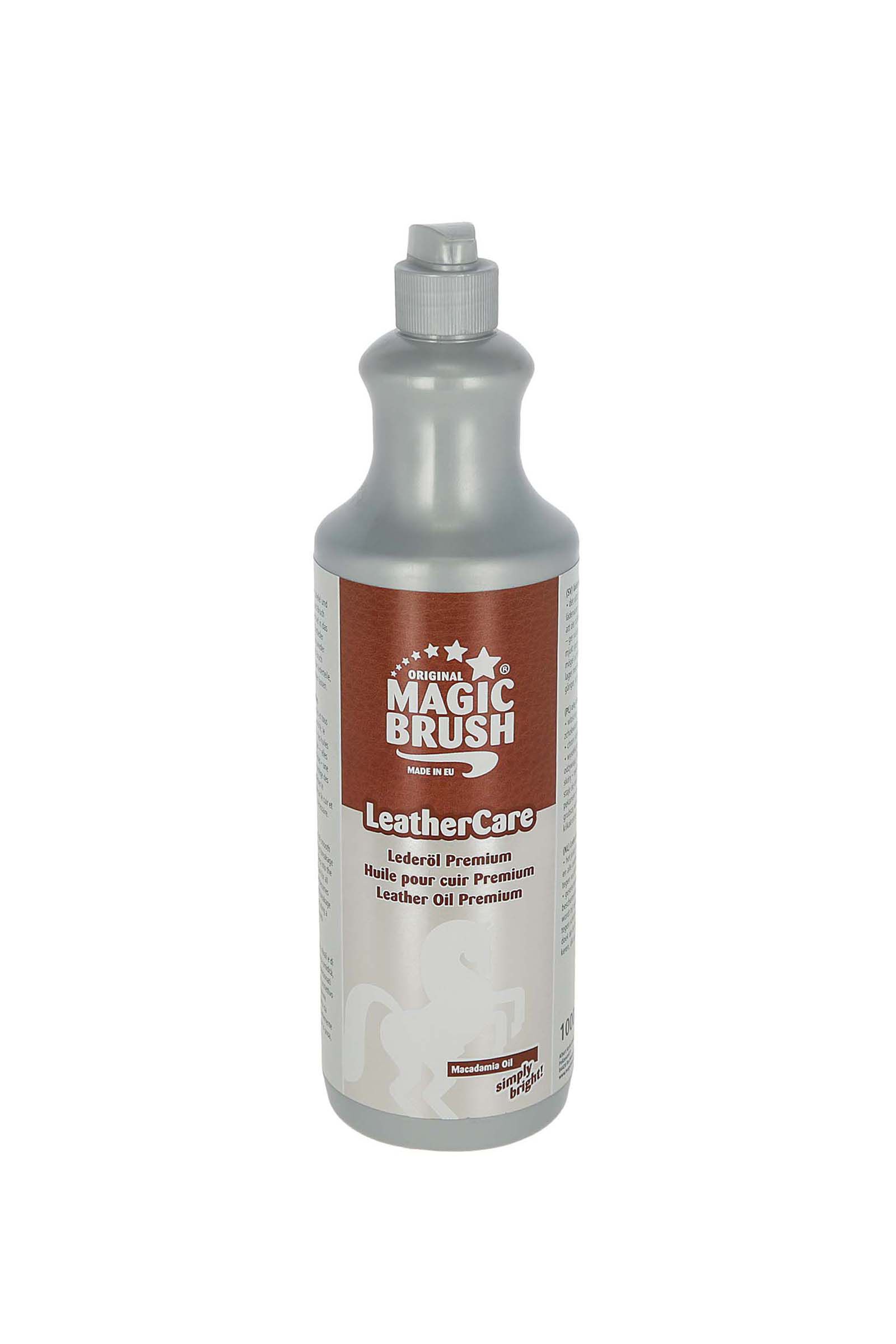 Magic Brush Premium lærolje, 1 liter, Grey/Brown, 1000