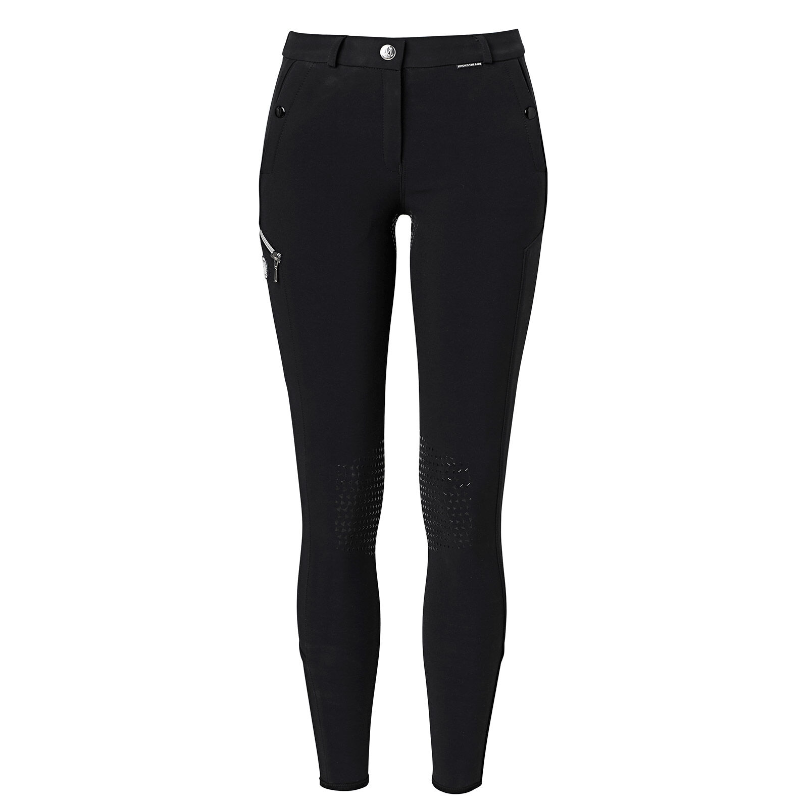 Mountain Horse Frost Tech Women's Breeches MH Grip TECHNOLOGY HF, Black, 34