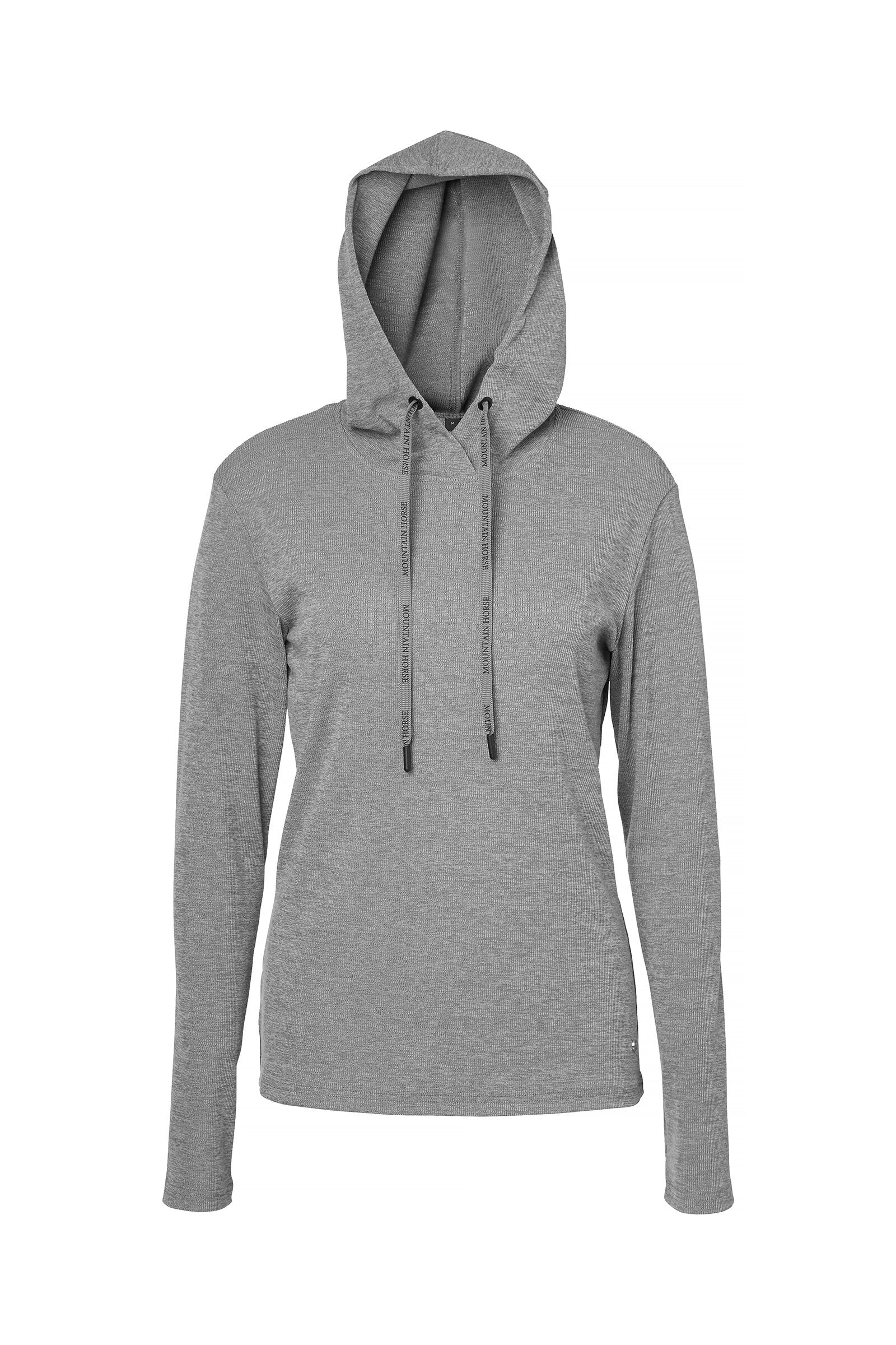 Damska bluza z kapturem Mountain Horse Active Stripe