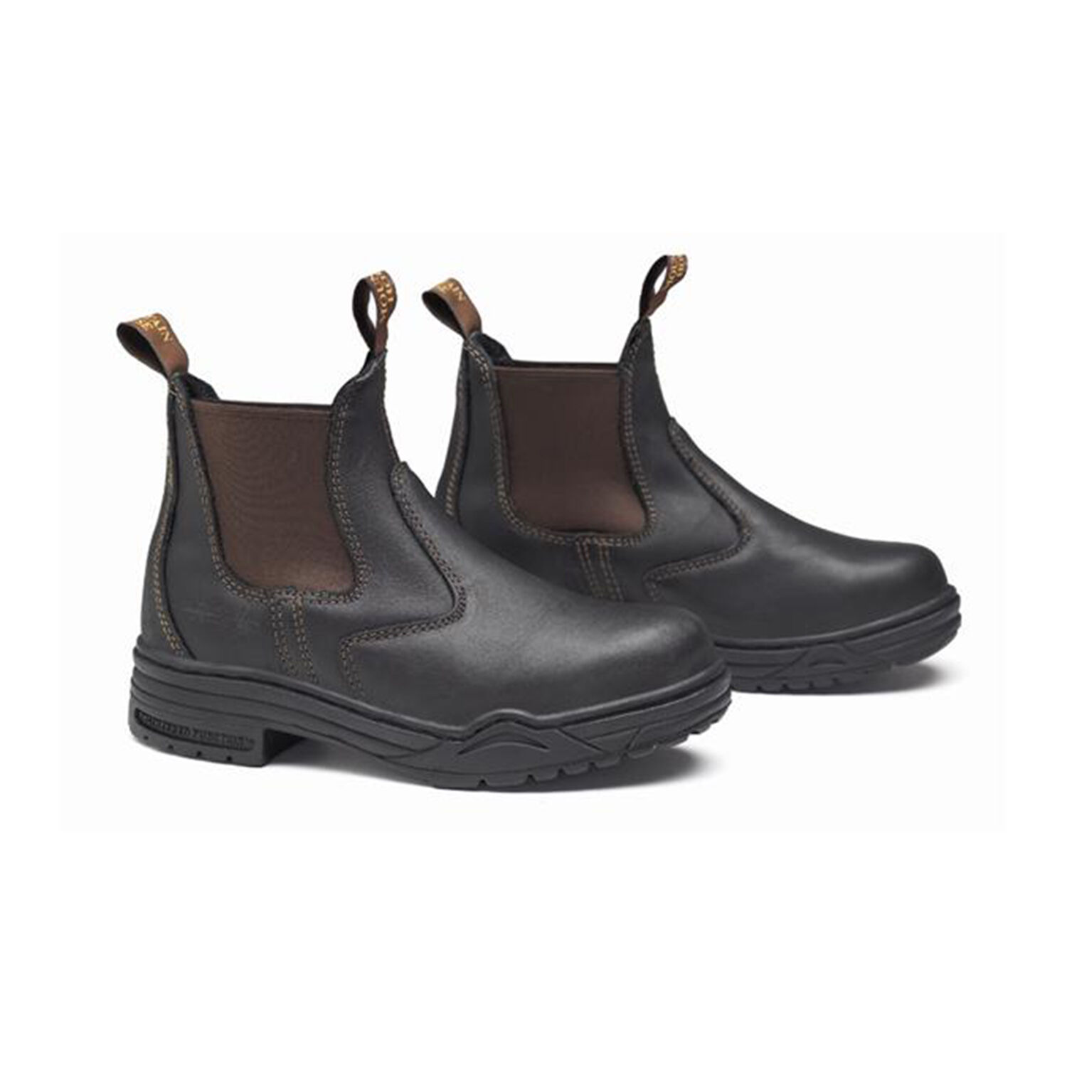 Mountain Horse JR Protective Jodphur Boots With Steel Toe Cap, BRBR, 41