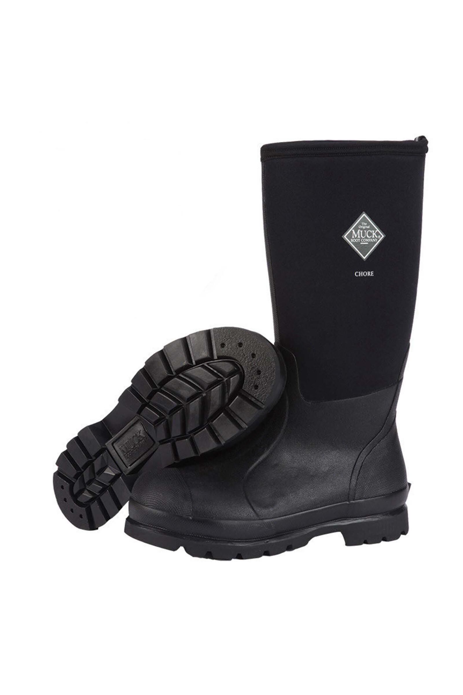 Muck Boot Chore High Rubber Boots, Black, 40