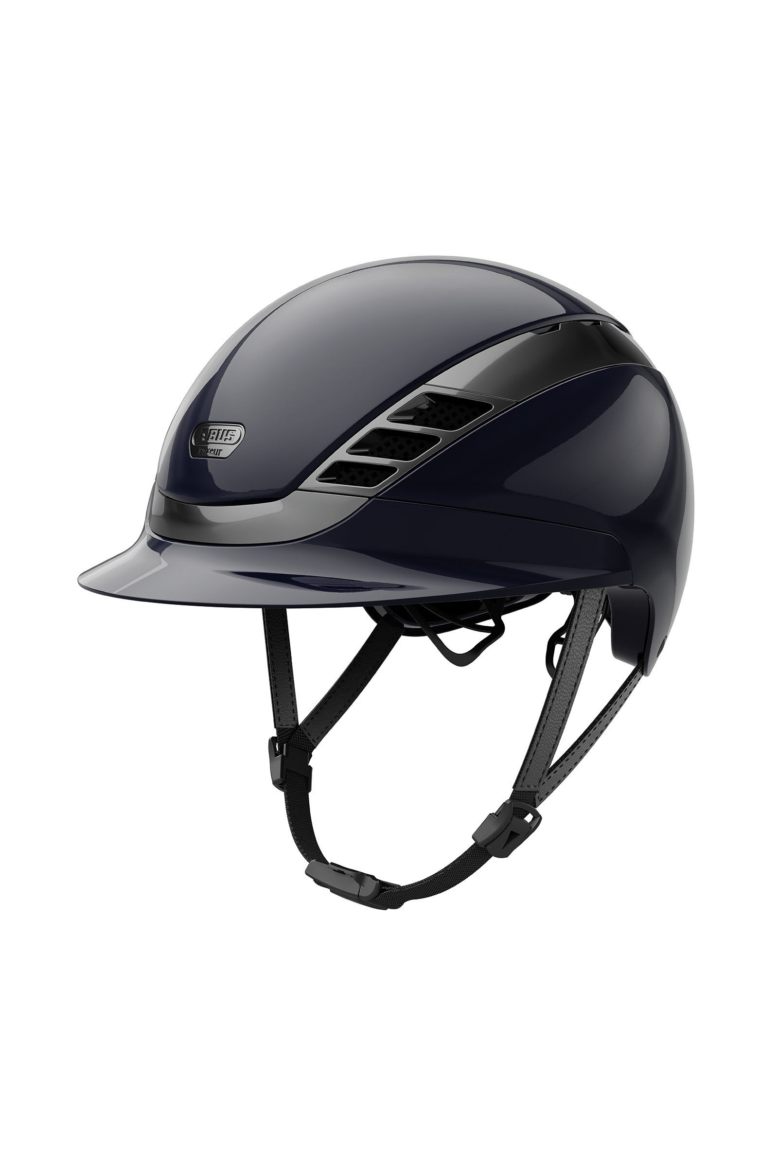 Abus Pikeur AirLuxe Chrome ratsastuskypärä