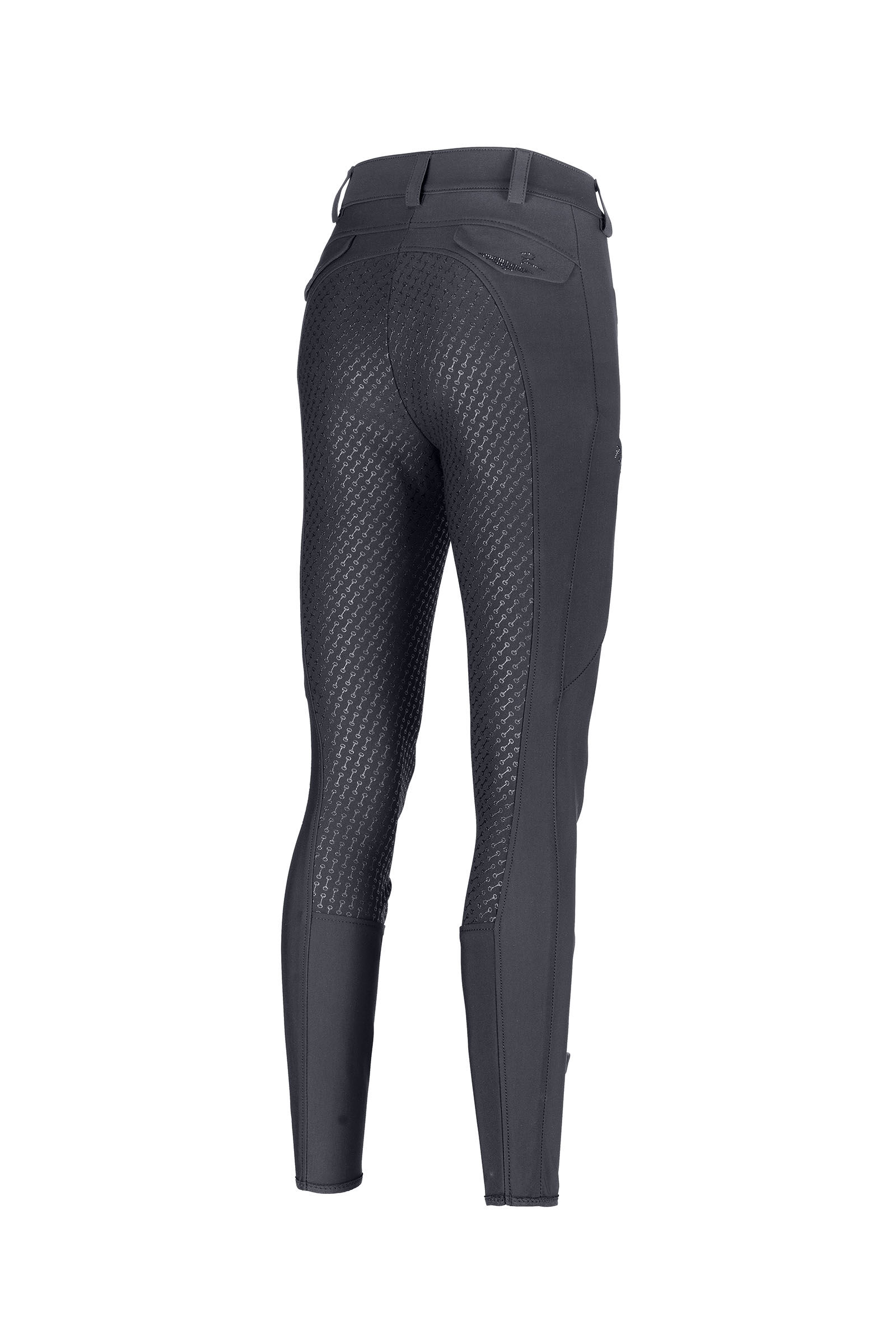 Pikeur Laure Midwaist Full Grip Breeches, Dark Grey, 72