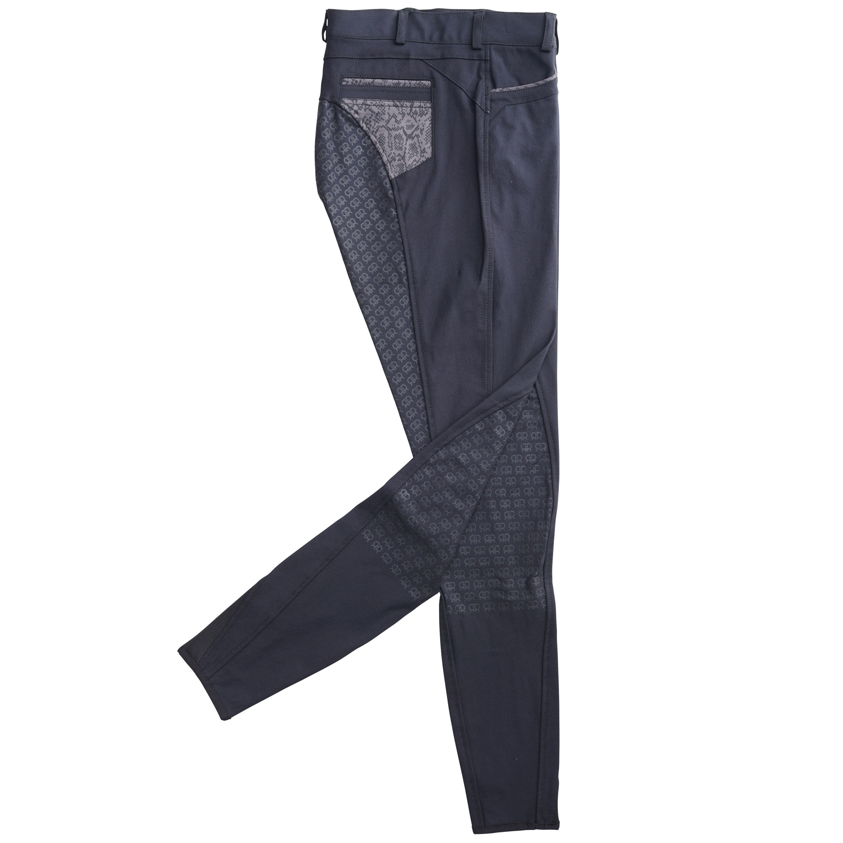 Rebel Alicia breech snake pockets Fullseat grip for Women, Black, 32