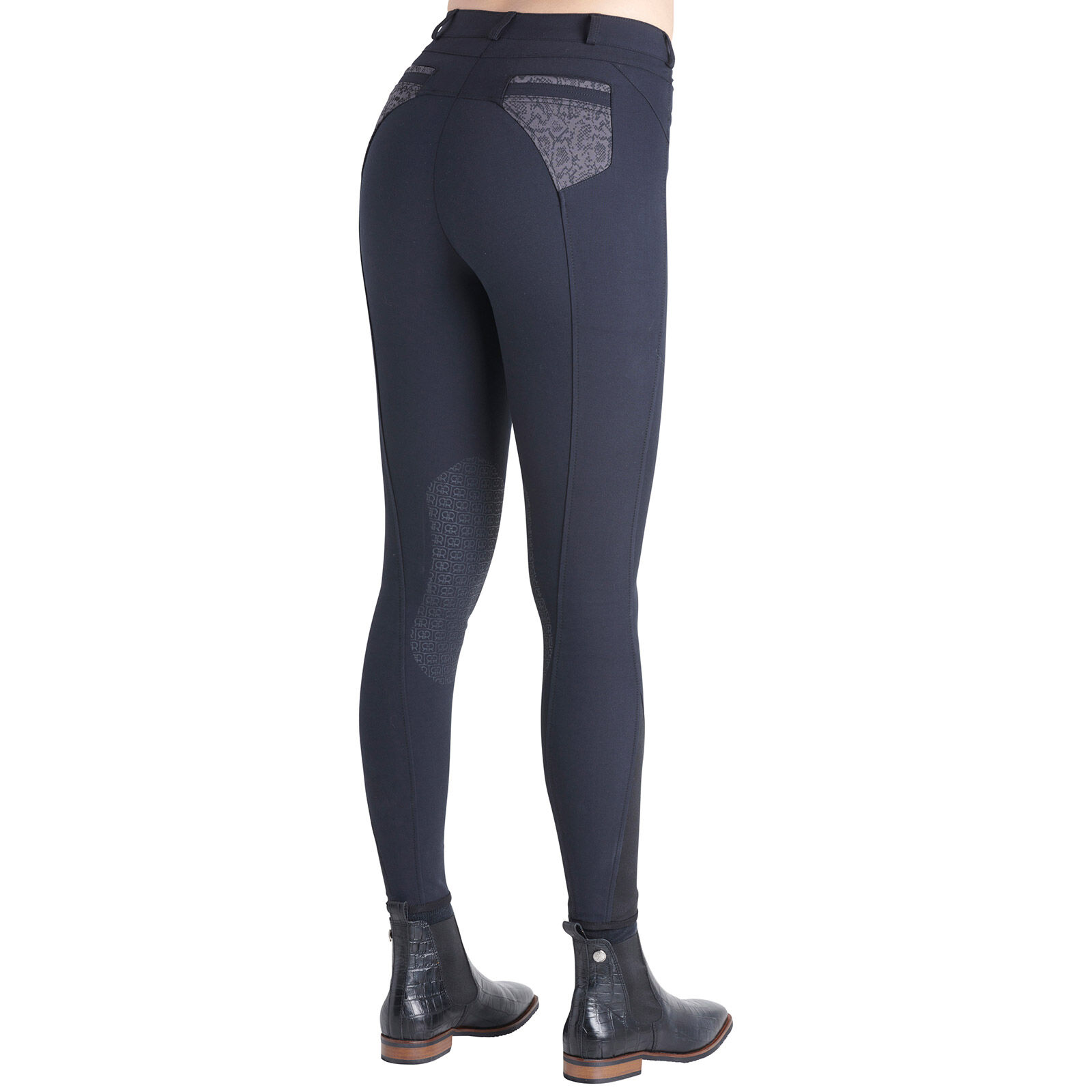 Rebel Alicia breech snake pockets kneepatch grip for Women, Black, 32