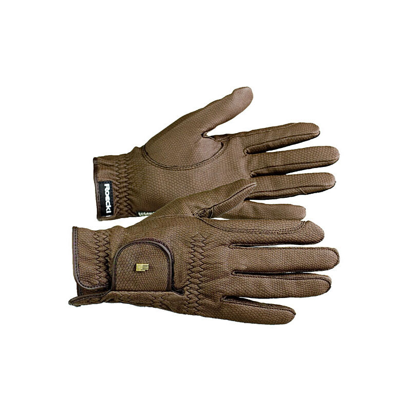 Roeck Grip Fleece, Roeckl, Dark Brown, 11