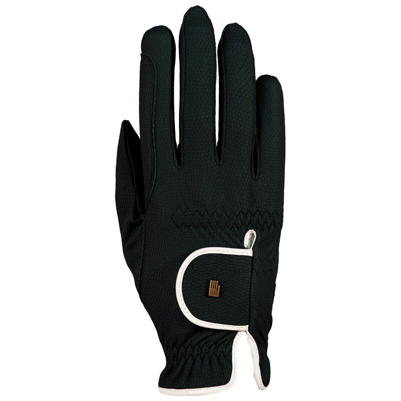 Roeckl Lona ROECK-Grip two-tone, Black/White, 7