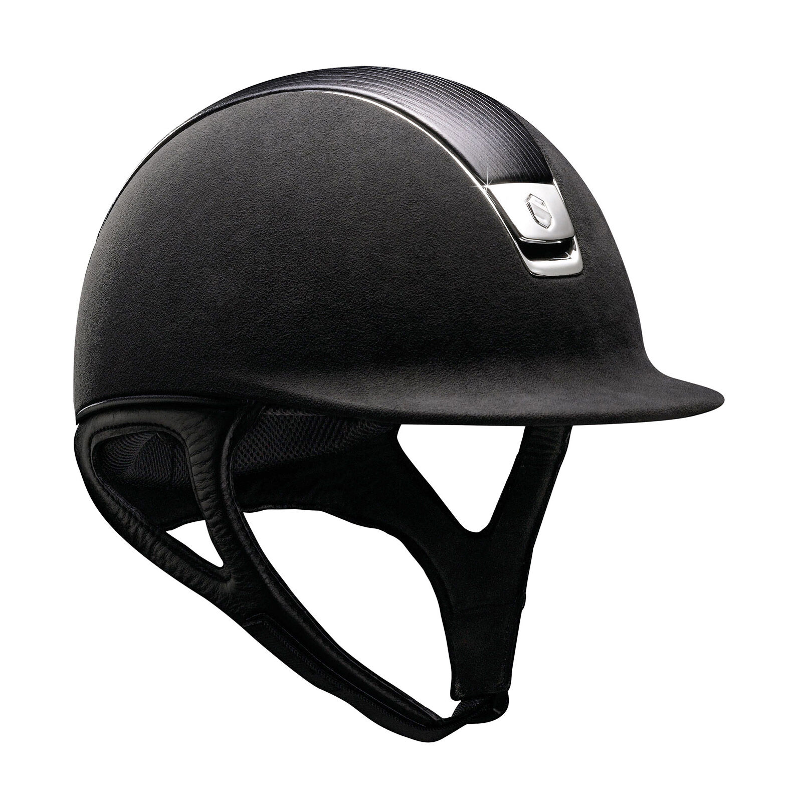 Samshield Premium Black Leather/chrome, Dressage (without liner), Black, S