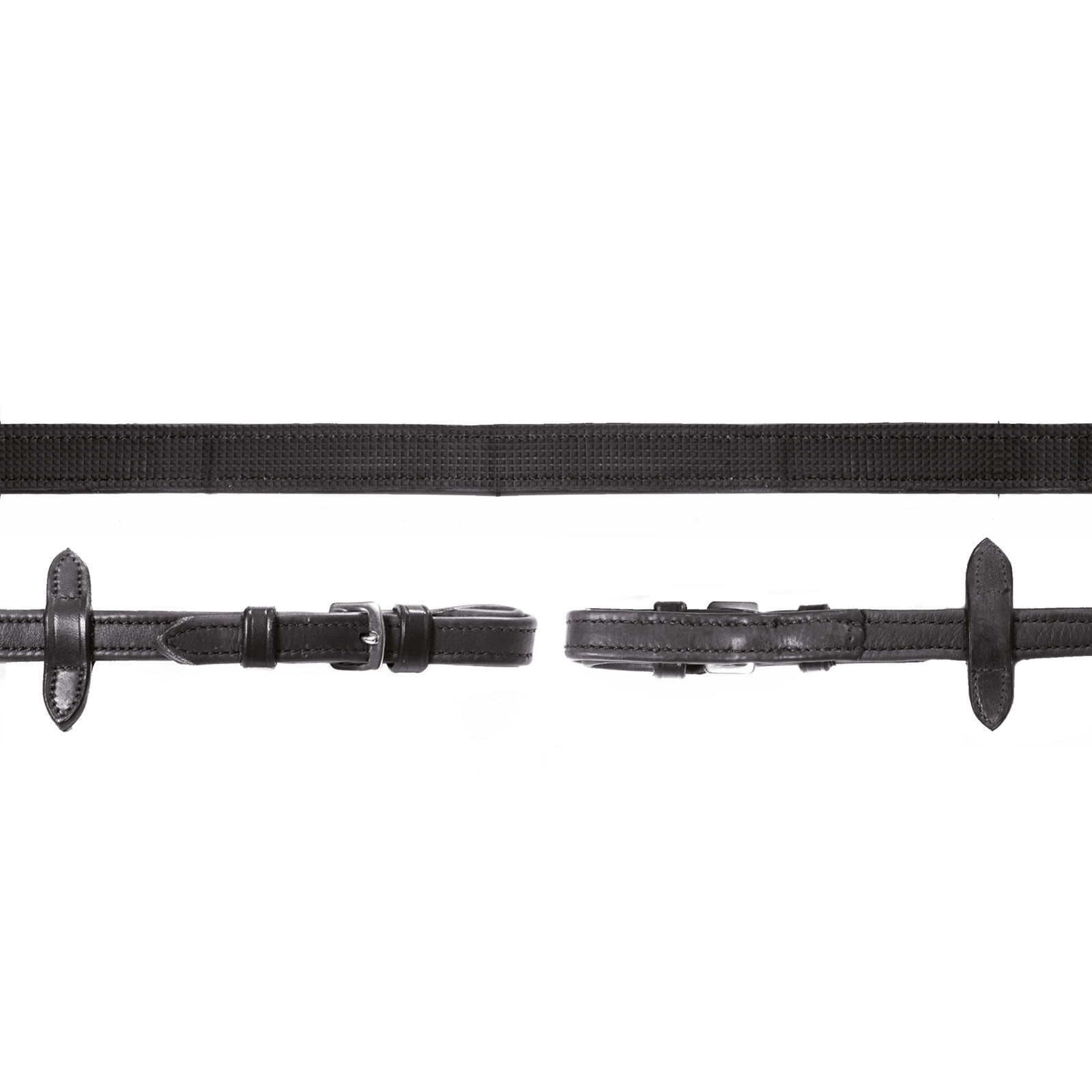 Schockemöhle Sports Durasoft Grip lädertyglar med nylon och gummi