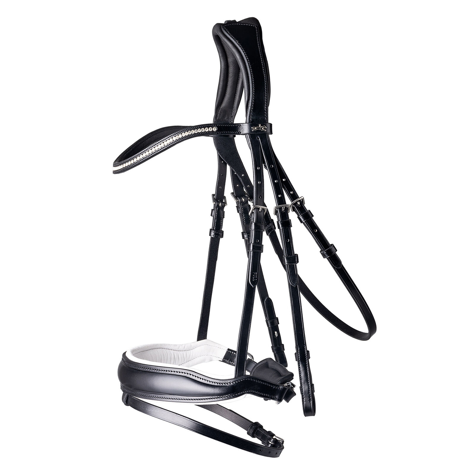 Schöckemohle Sports Stanford bridon anatomique, Black/White, XF