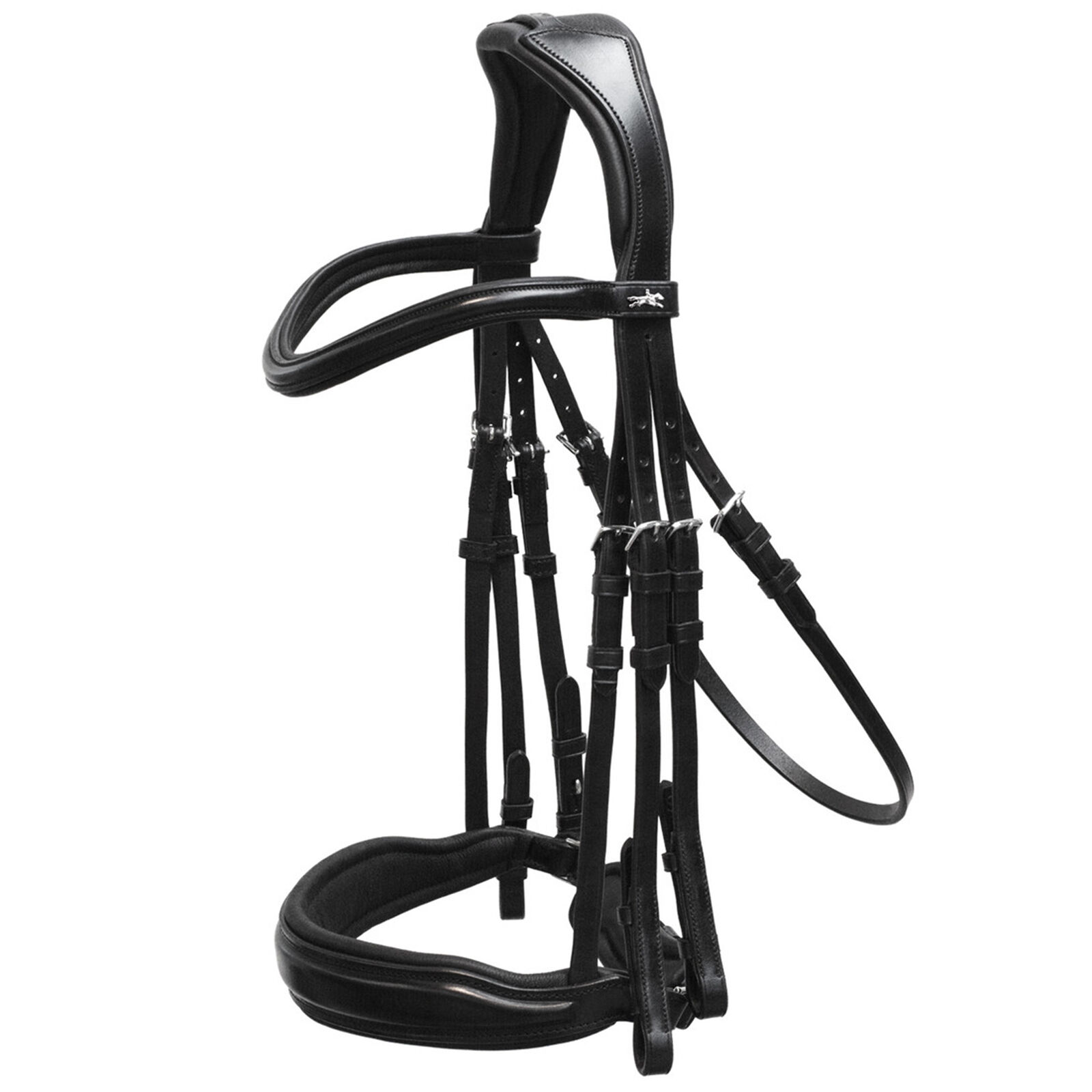 Filet bridon Milan Schockemöhle Sports, Black/Silver, F
