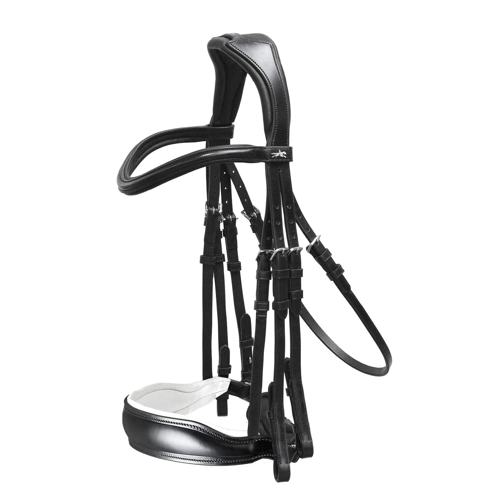 Filet bridon Milan Schockemöhle Sports, Black/White, C