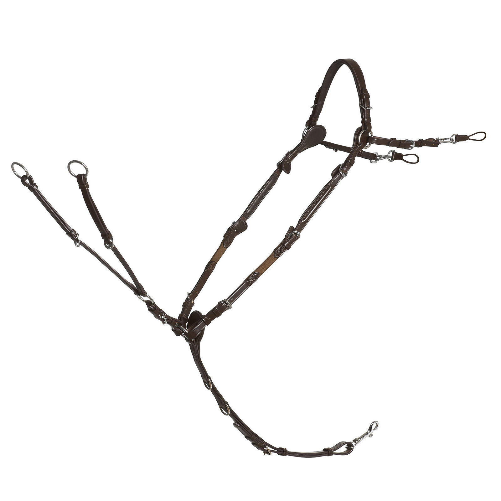 Collier de chasse Schockemöhle Sports Sevilla Select, Espresso/Silver, F