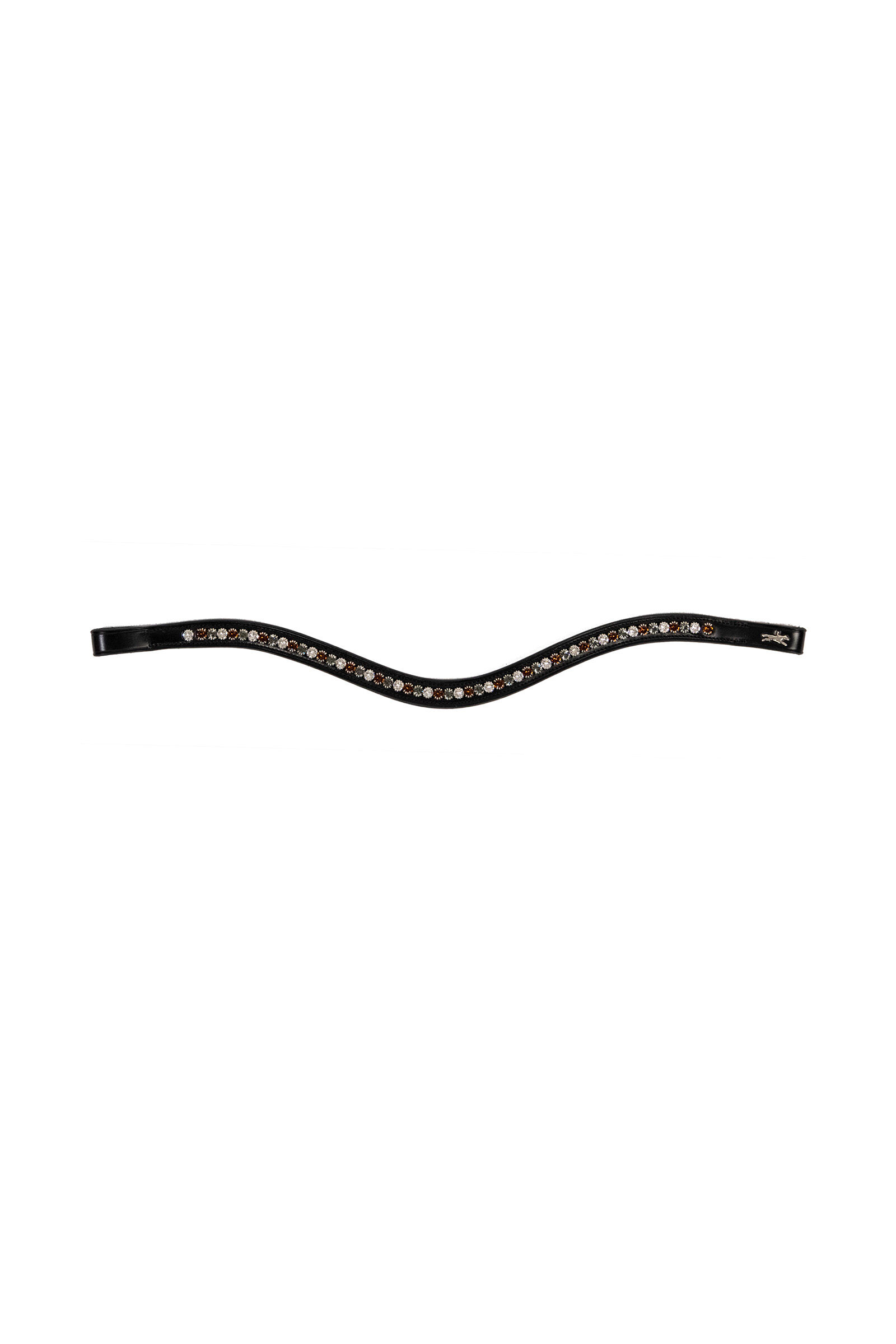 Schockemöhle Sports Diamond Select Browband, Black/Tan, C