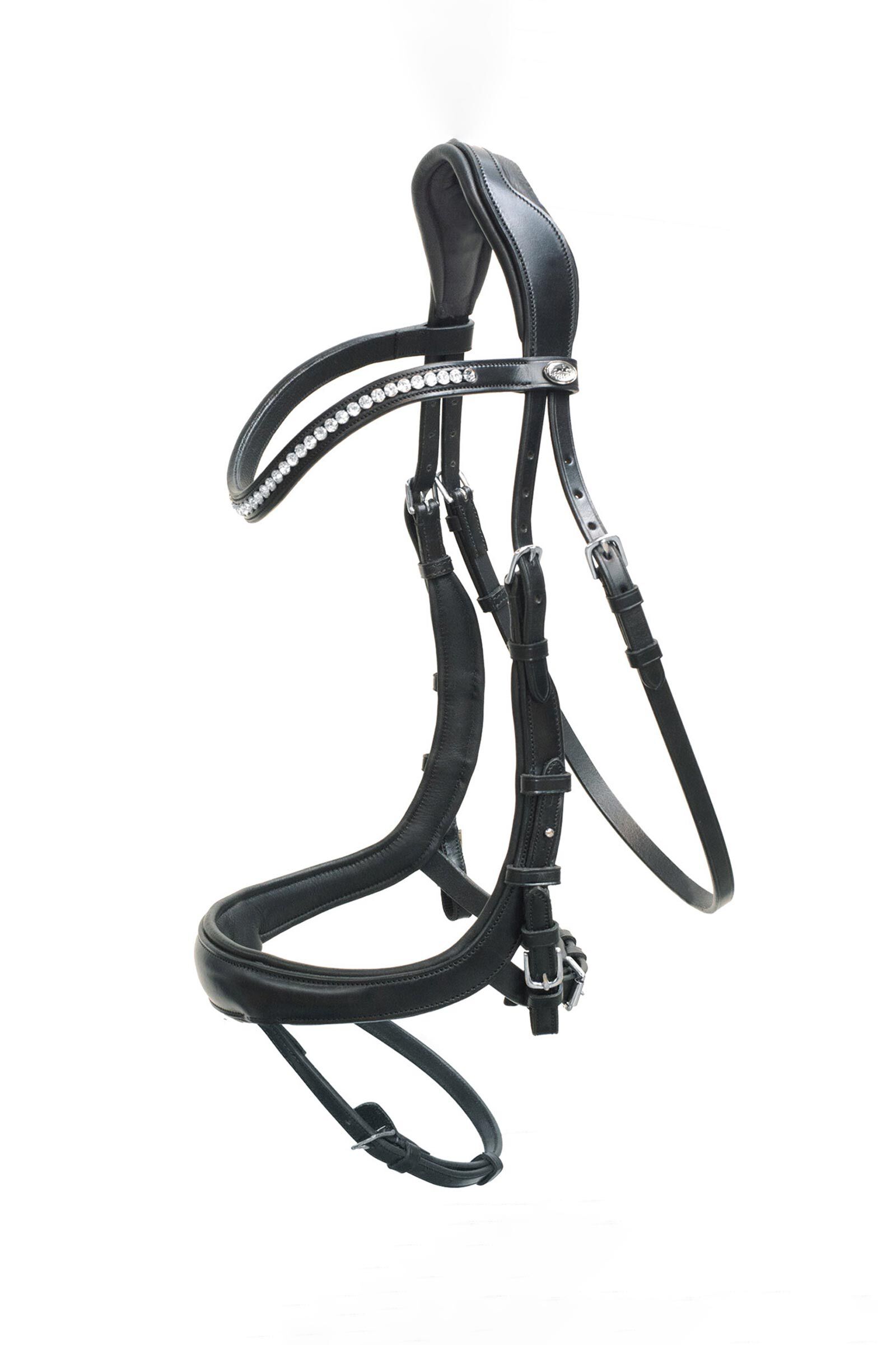 Schockemöhle Sports Equitus Beta bridon anatomique, Black/Silver, F