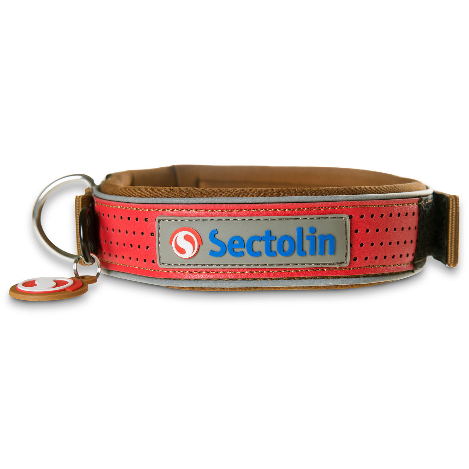 Collier Sectolin Outdoor, Brown/Red, XXS