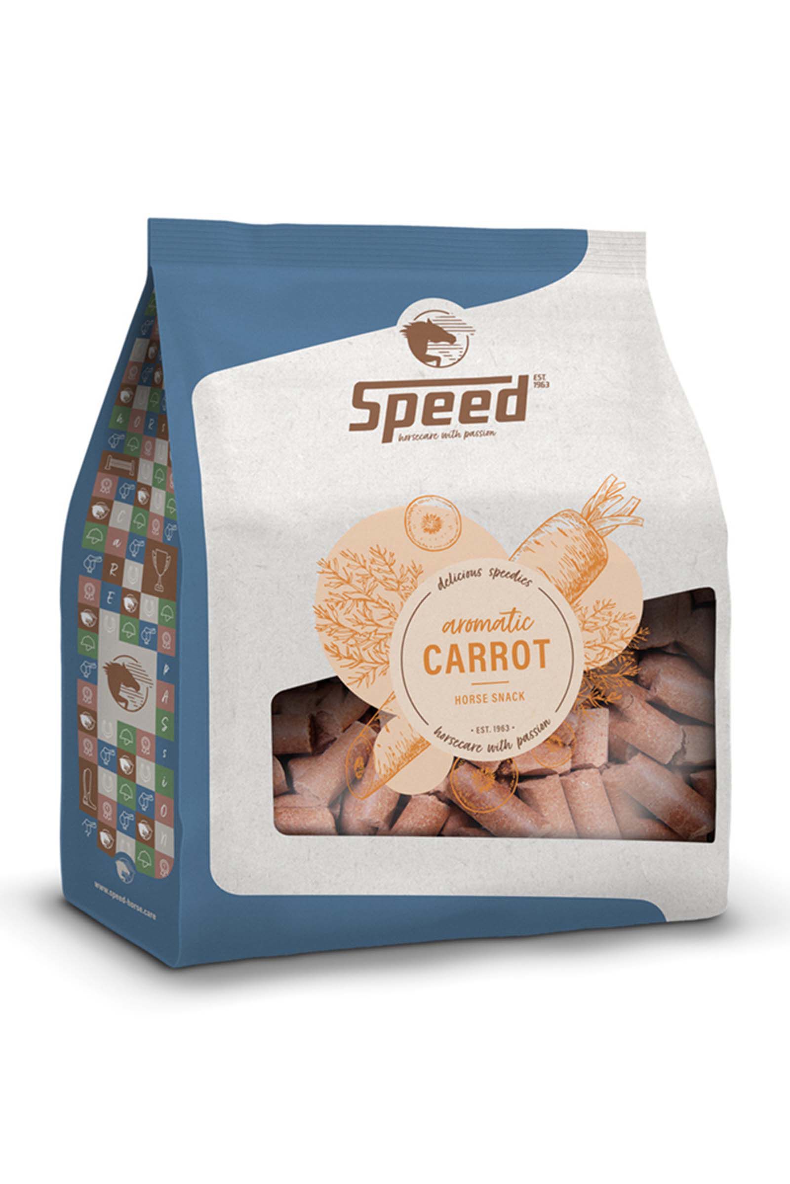 Speed Carrot Delicious Speedies, Smakołyki dla koni, 5kg, White/Blue, 5