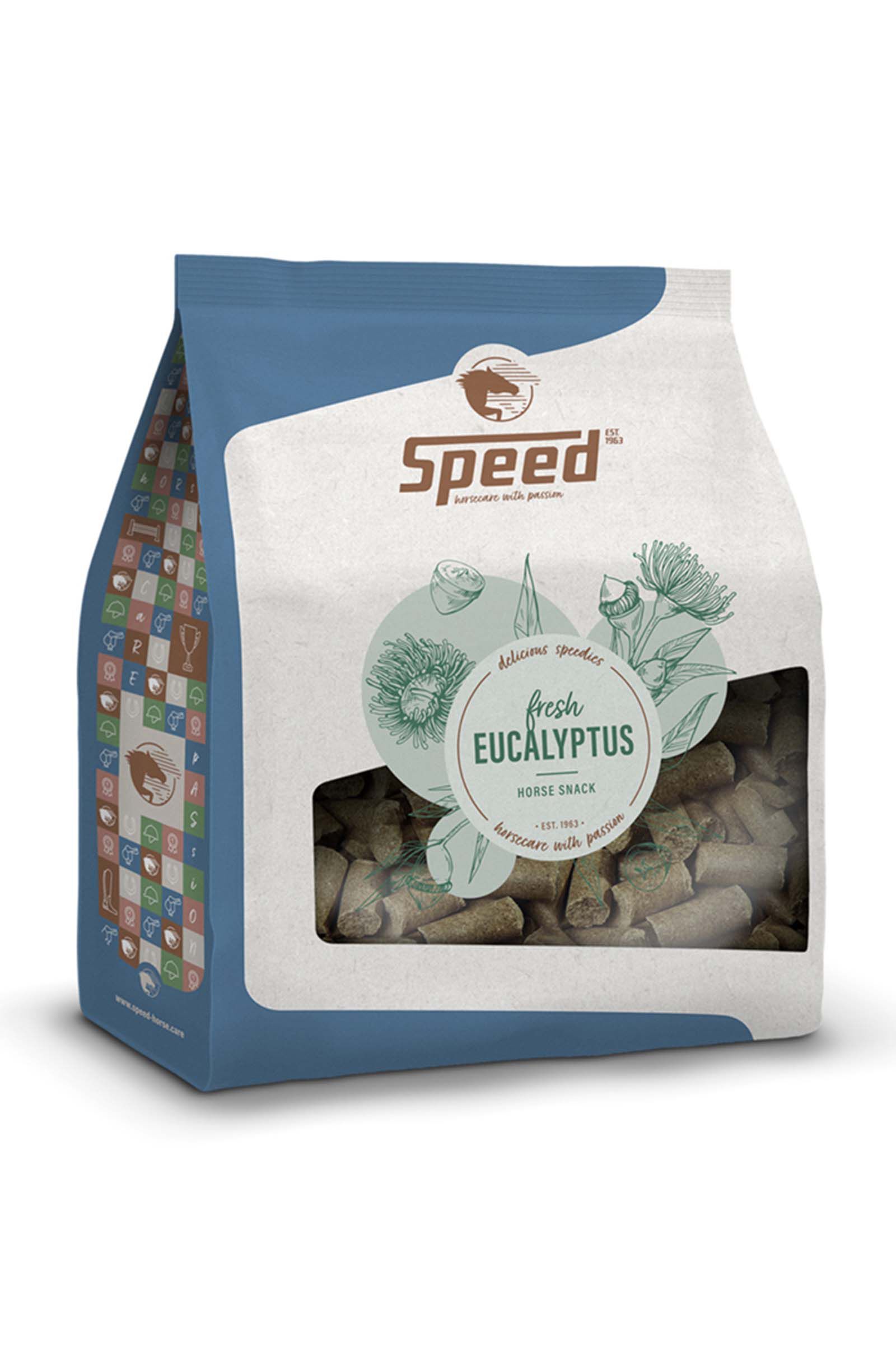 Speed Eucalyptus Delicious Speedies, Smakołyki dla koni, 5kg, White/Blue, 5