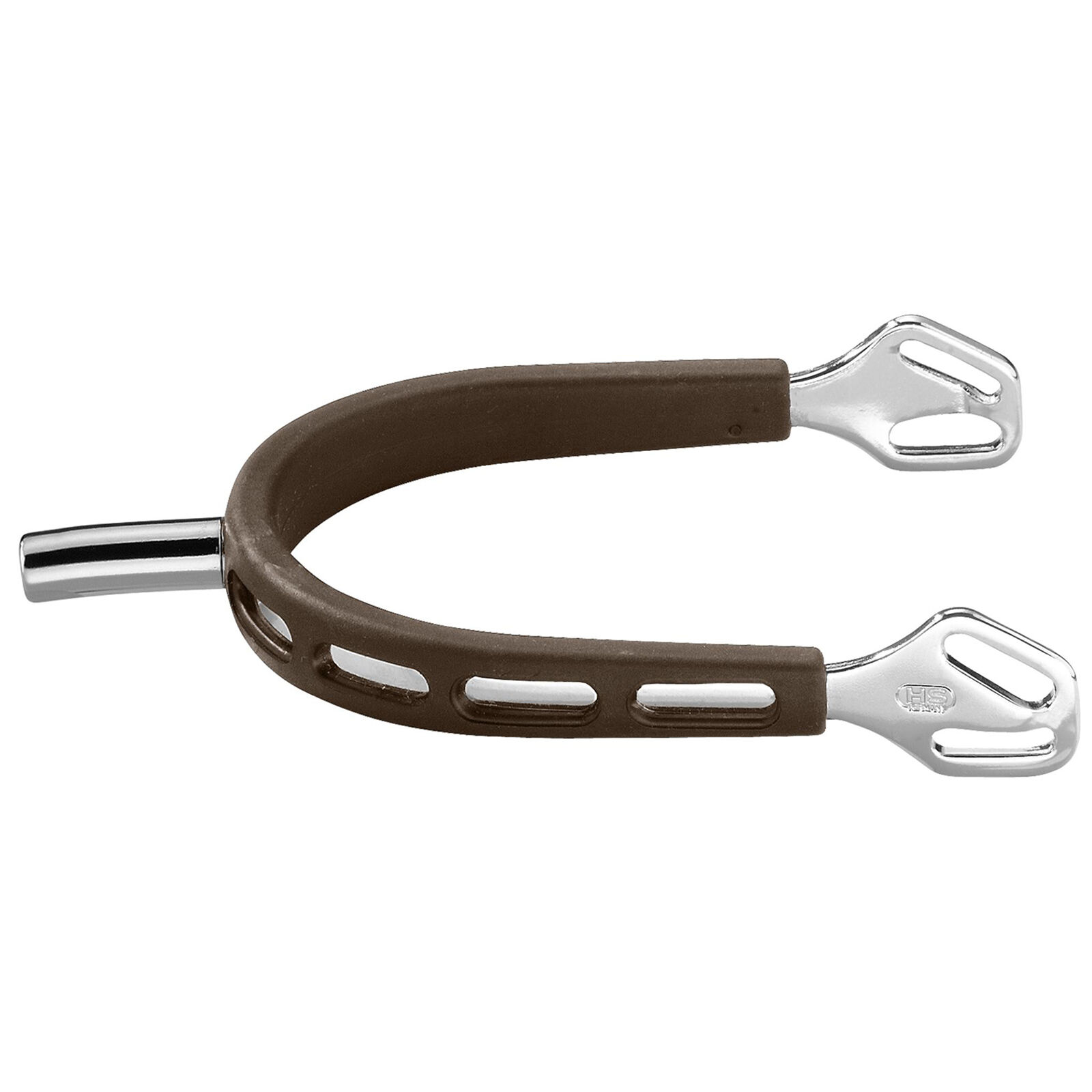 Sprenger Ultra Fit SS sporrar brunt överdrag, med platt sporrhals