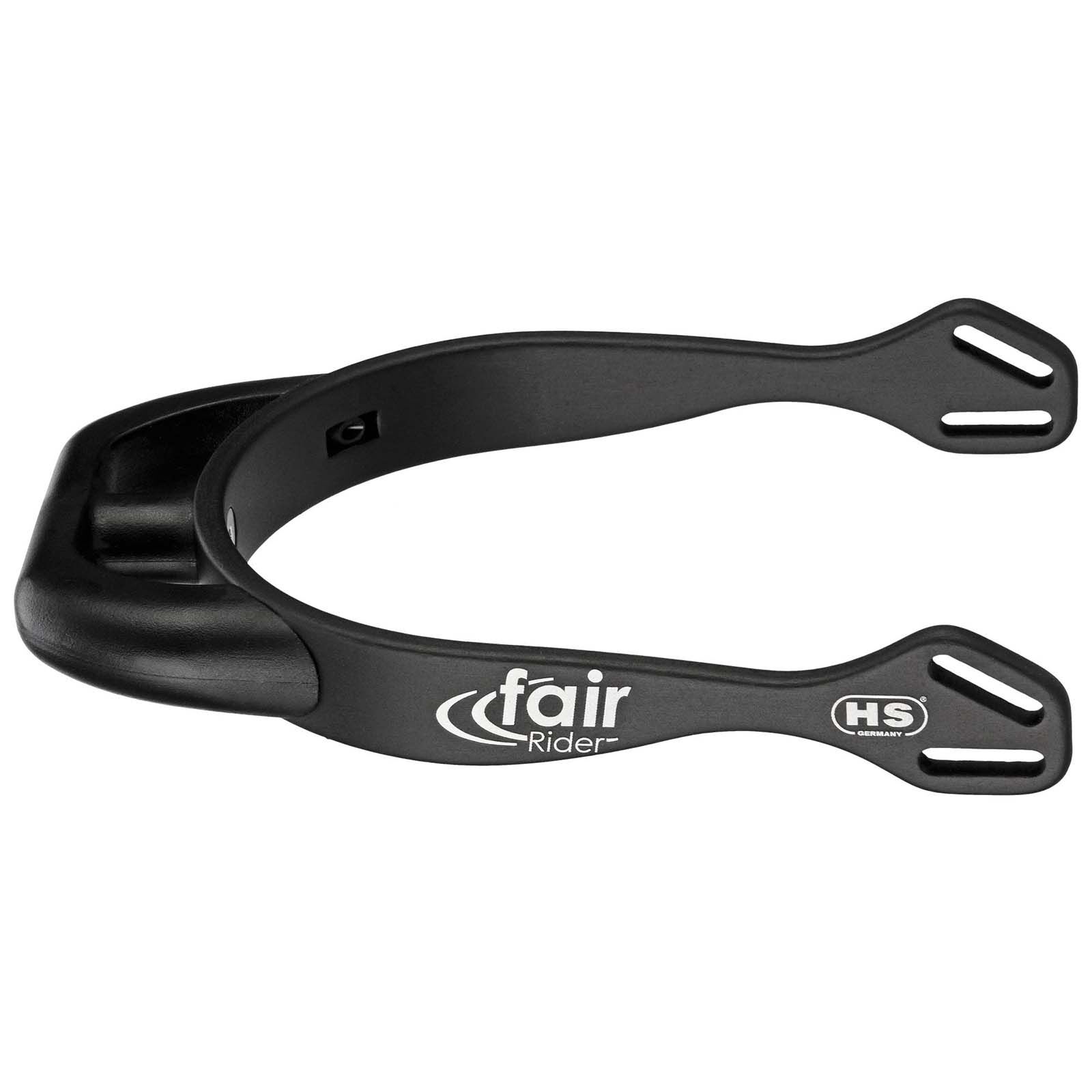 Sprenger FairRider Alumínium Sarkantyú Lapos nyakkal 20mm, Black/Black, 20