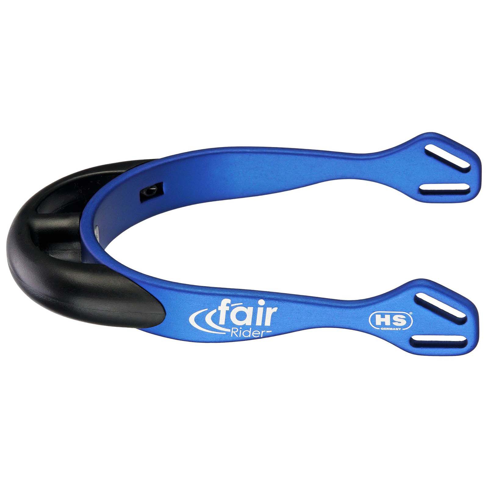 Sprenger FairRider Alumínium Sarkantyú Kerek Nyakkal, 20 mm, Blue/Black, 20