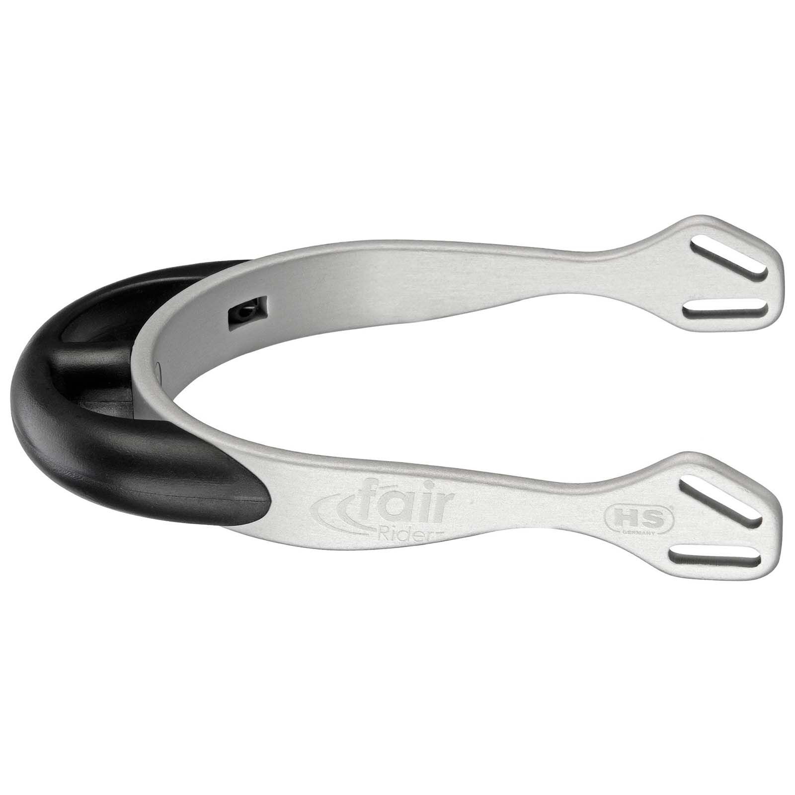 Sprenger FairRider Aluminium Sporen met Ronde Hals, 20 mm, Silver/Black, 20