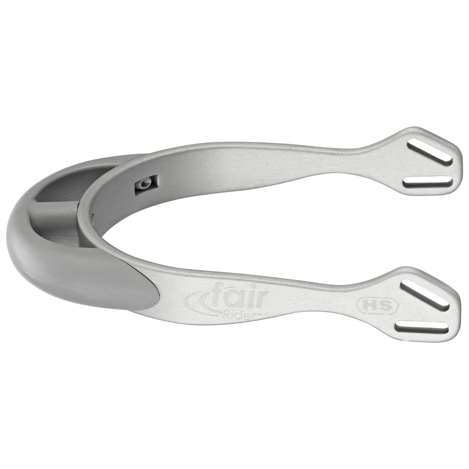 Sprenger FairRider Aluminiowe ostrogi z zaokrągloną końcówką 20mm, Silver/Silver, 20