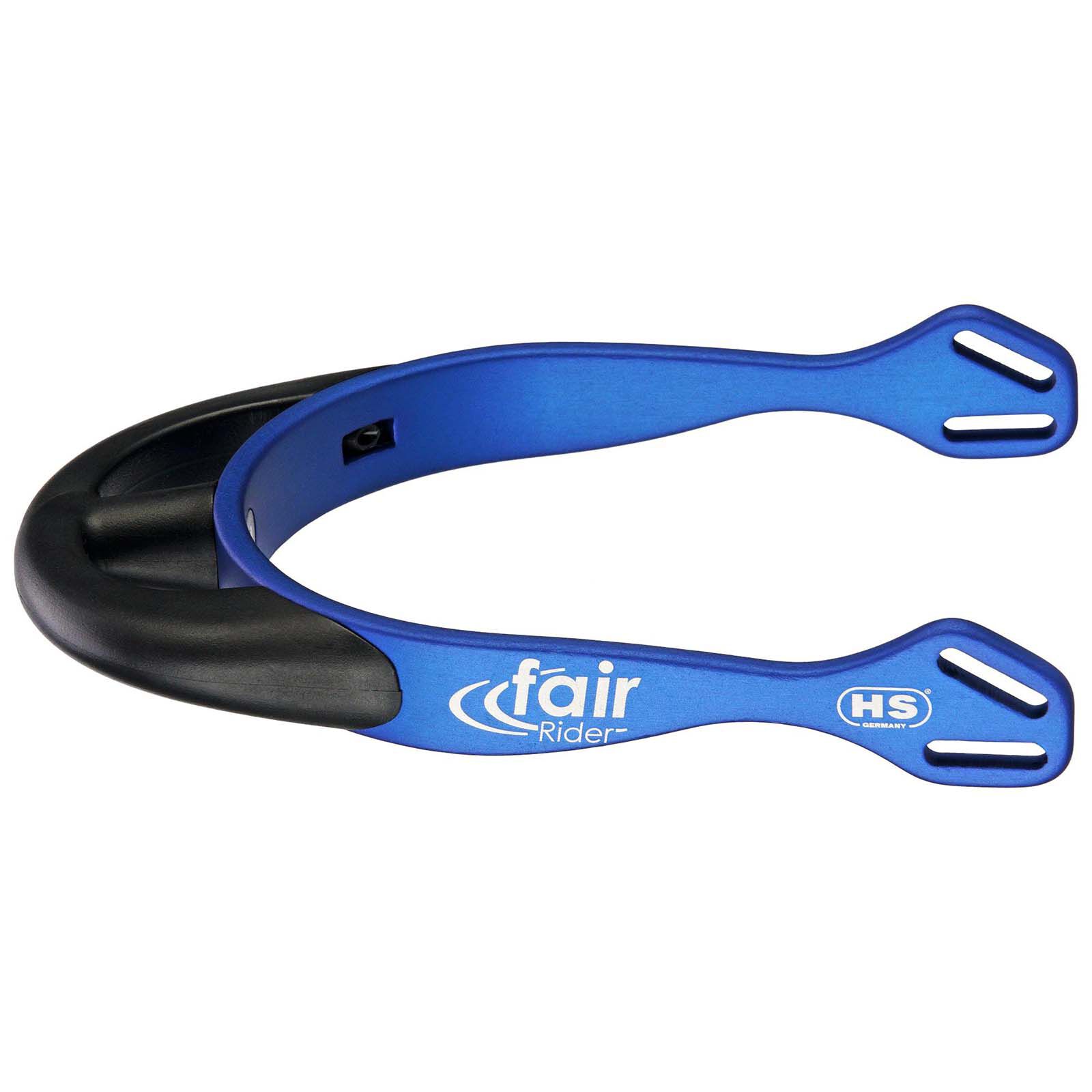 Sprenger FairRider Aluminiowe ostrogi z zaokrągloną końcówką 25mm, Blue/Black, 25