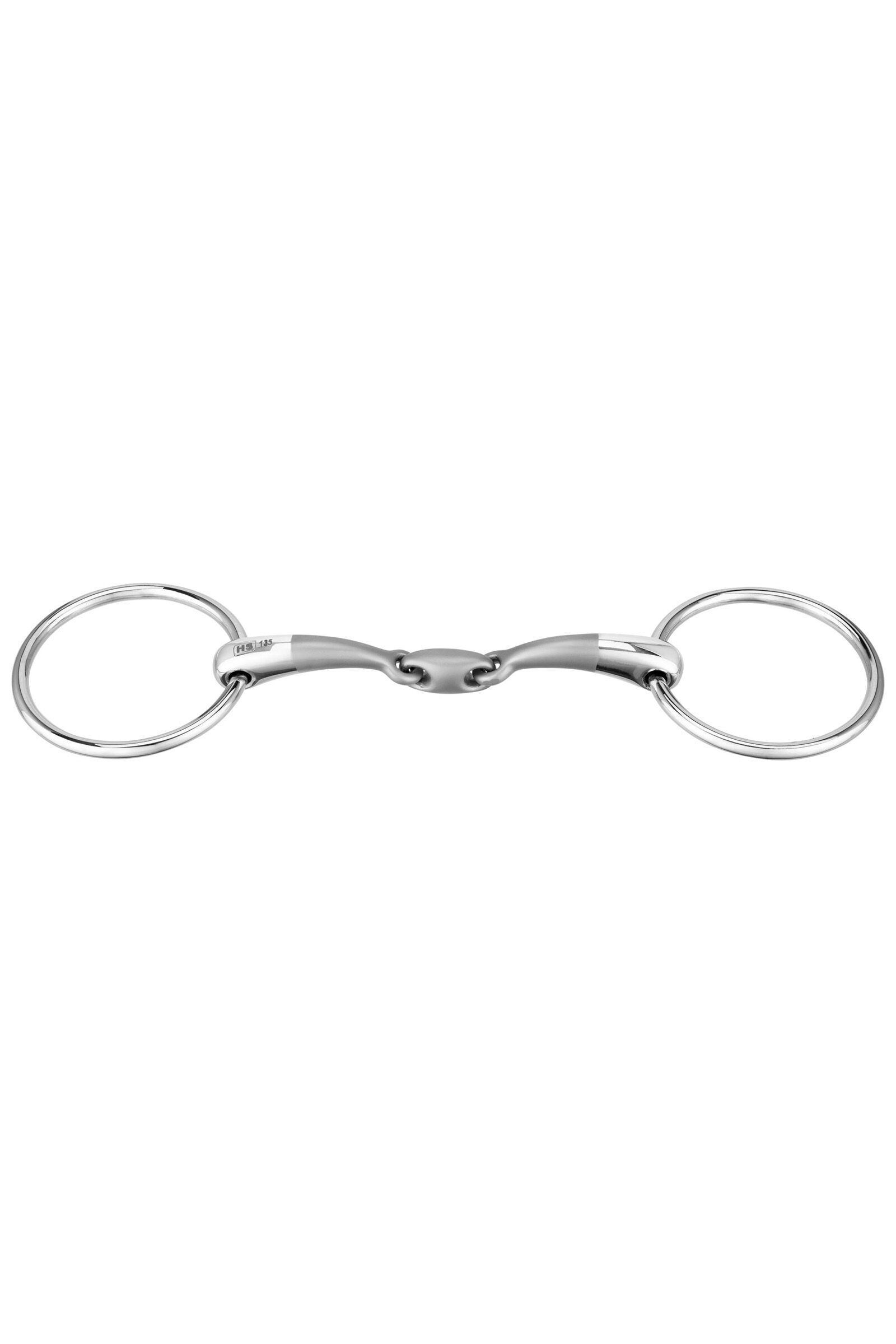 Sprenger Satinox tredelat bett med rörliga ringar, 14 mm, Silver, 155