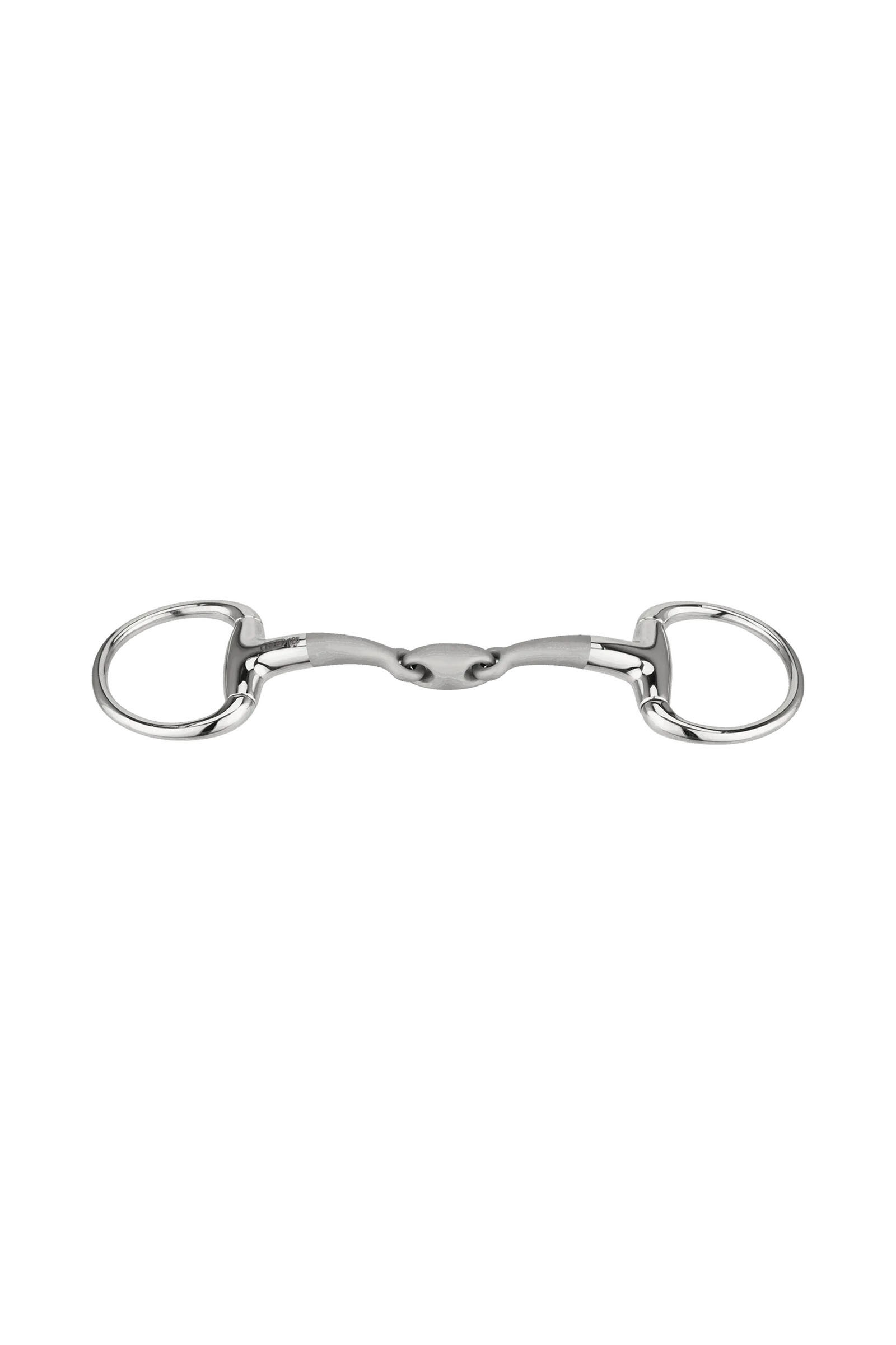 Sprenger Satinox Mors à olives 14mm acier inoxydable, double brisure, anneau 55mm