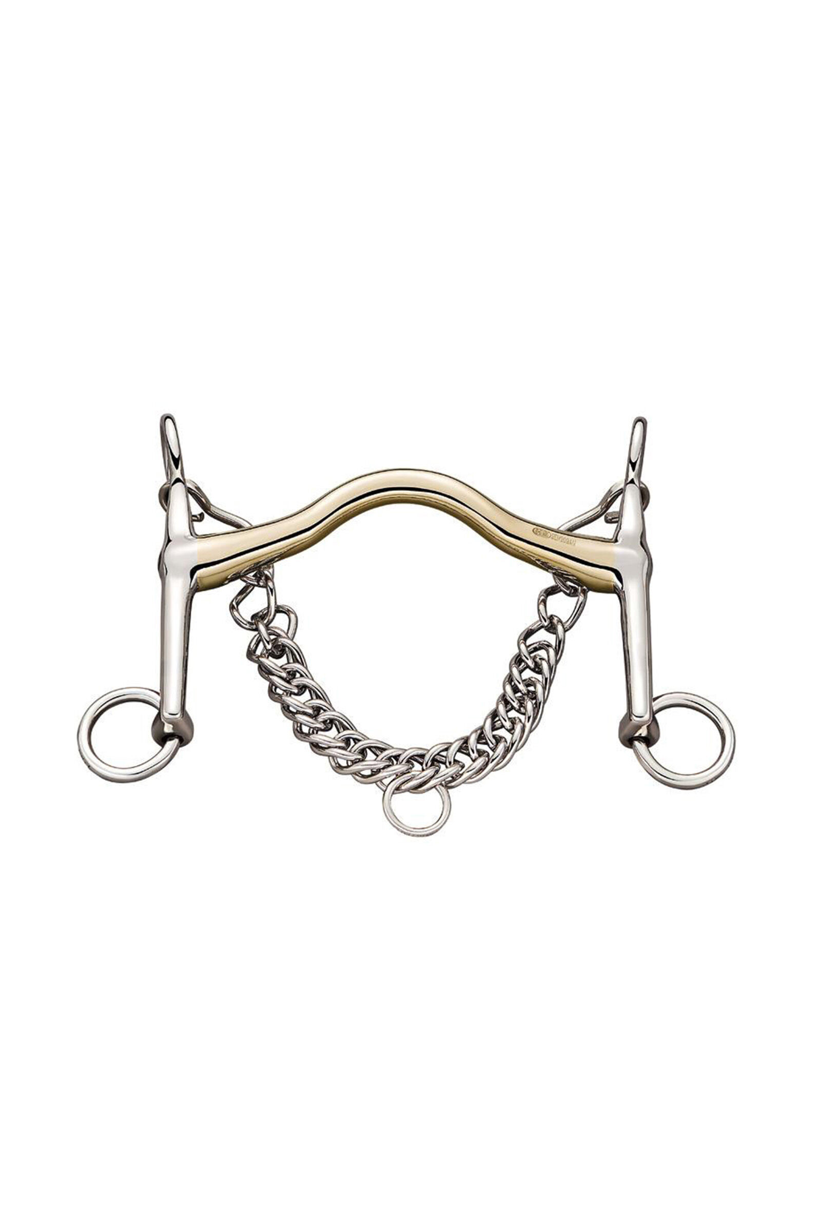 Mors de bride Bemelmans Weymouth Sensogan 14mm / branches de 5cm