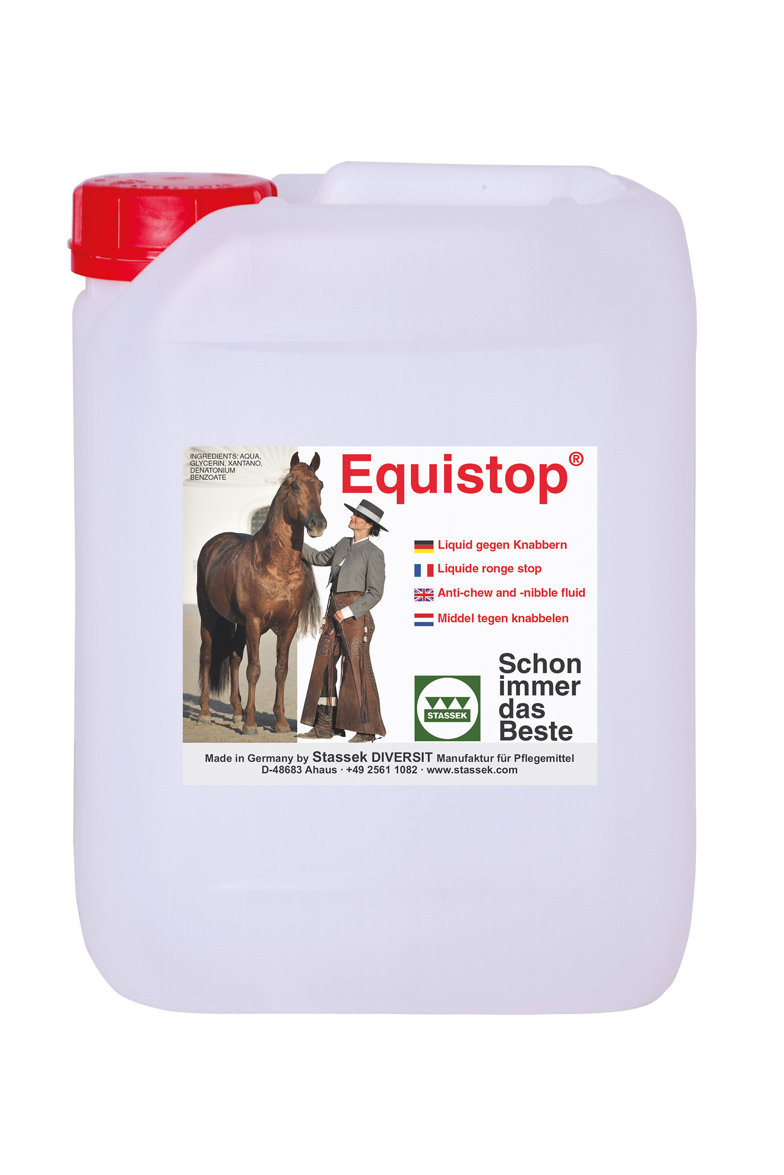 Stassek Equistop Antibijt, 5 liter, Clear, 5000