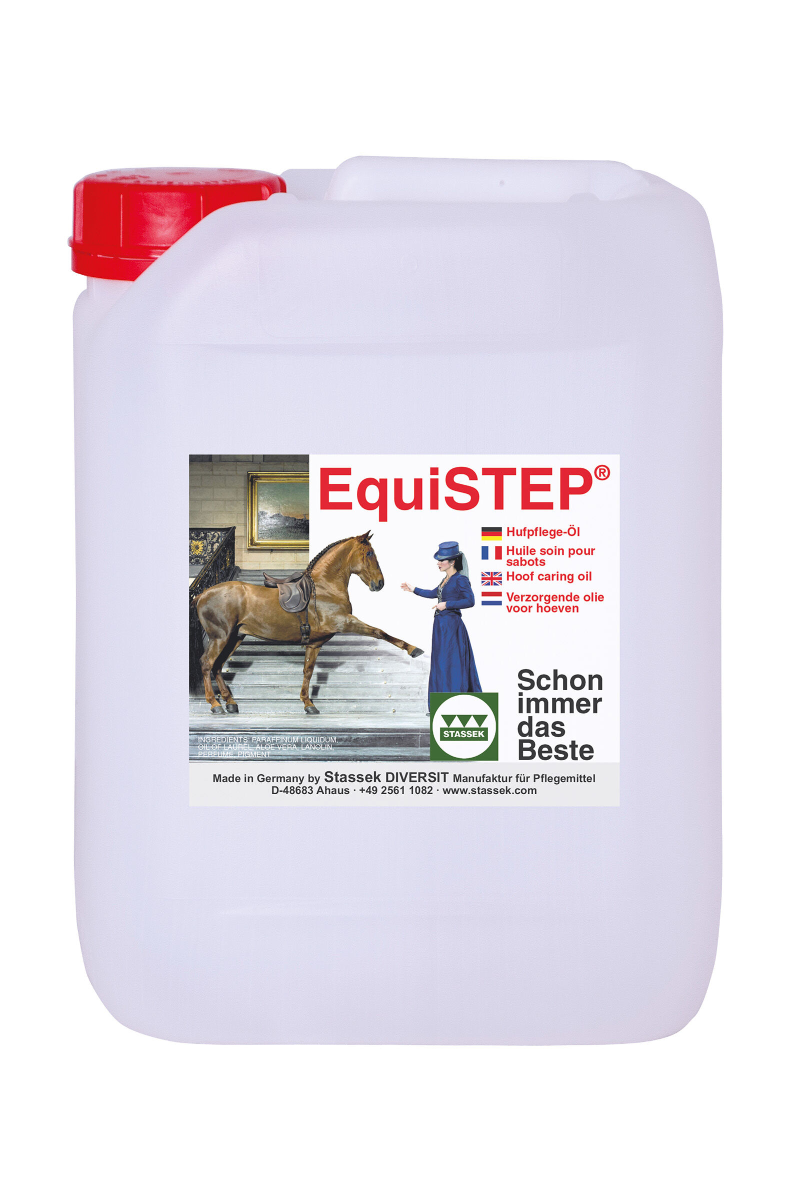 Stassek Equistep Hovolja, refilldunk, 5 liter, Dark Green, 5000