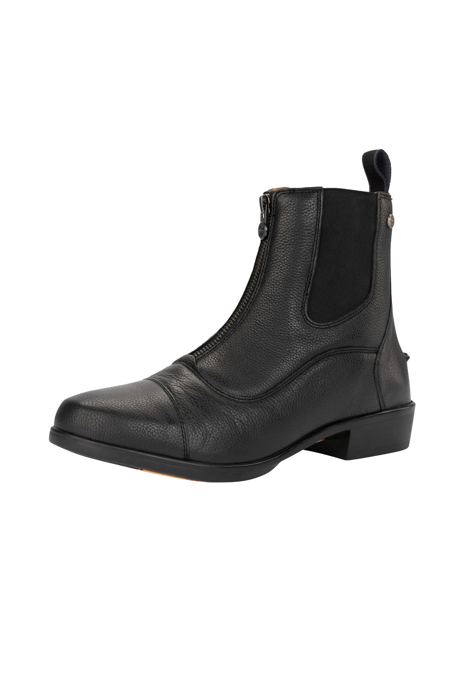 Suedwind Footwear Advanced II FZ Soft Jodhpur Boots, Front Zip, Black, 42