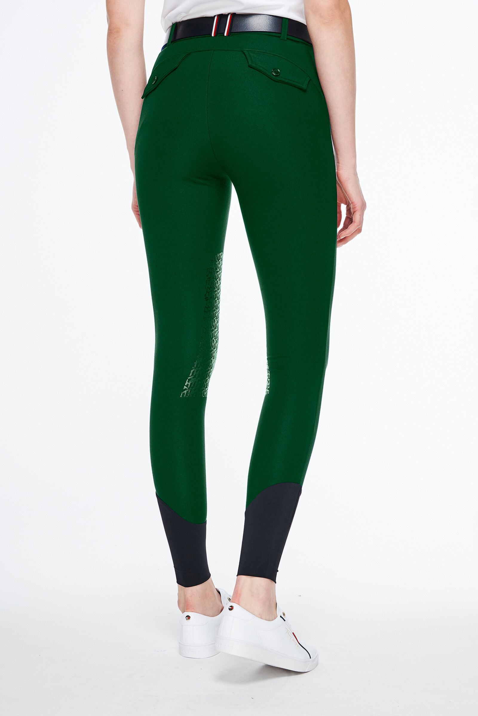 Tommy Hilfiger Equestrian pantaloni da equitazione da donna Classic Style con grip al ginocchio