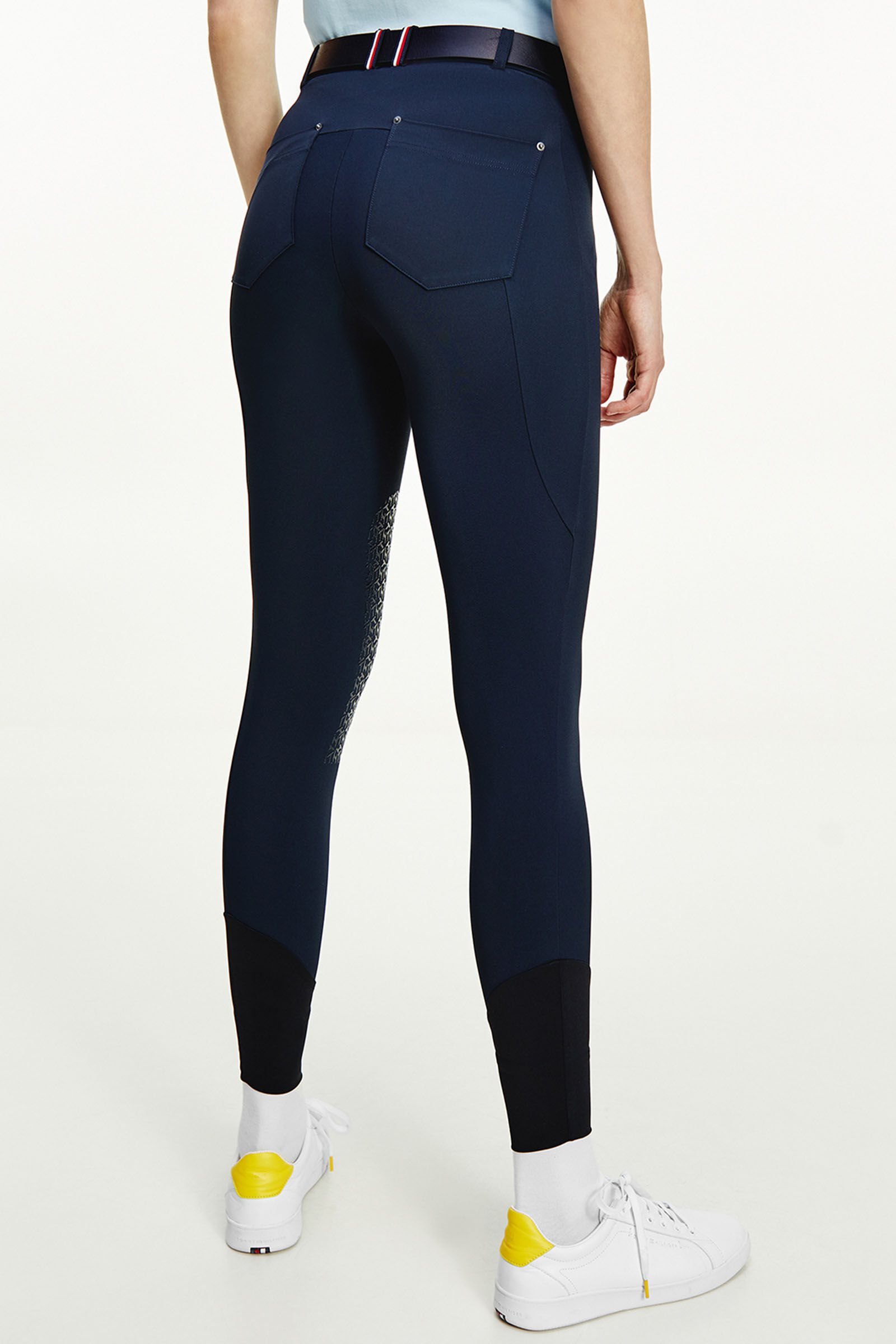 Tommy Hilfiger Equestrian Style Women's Knee Patch Breeches, DB/AB, 42