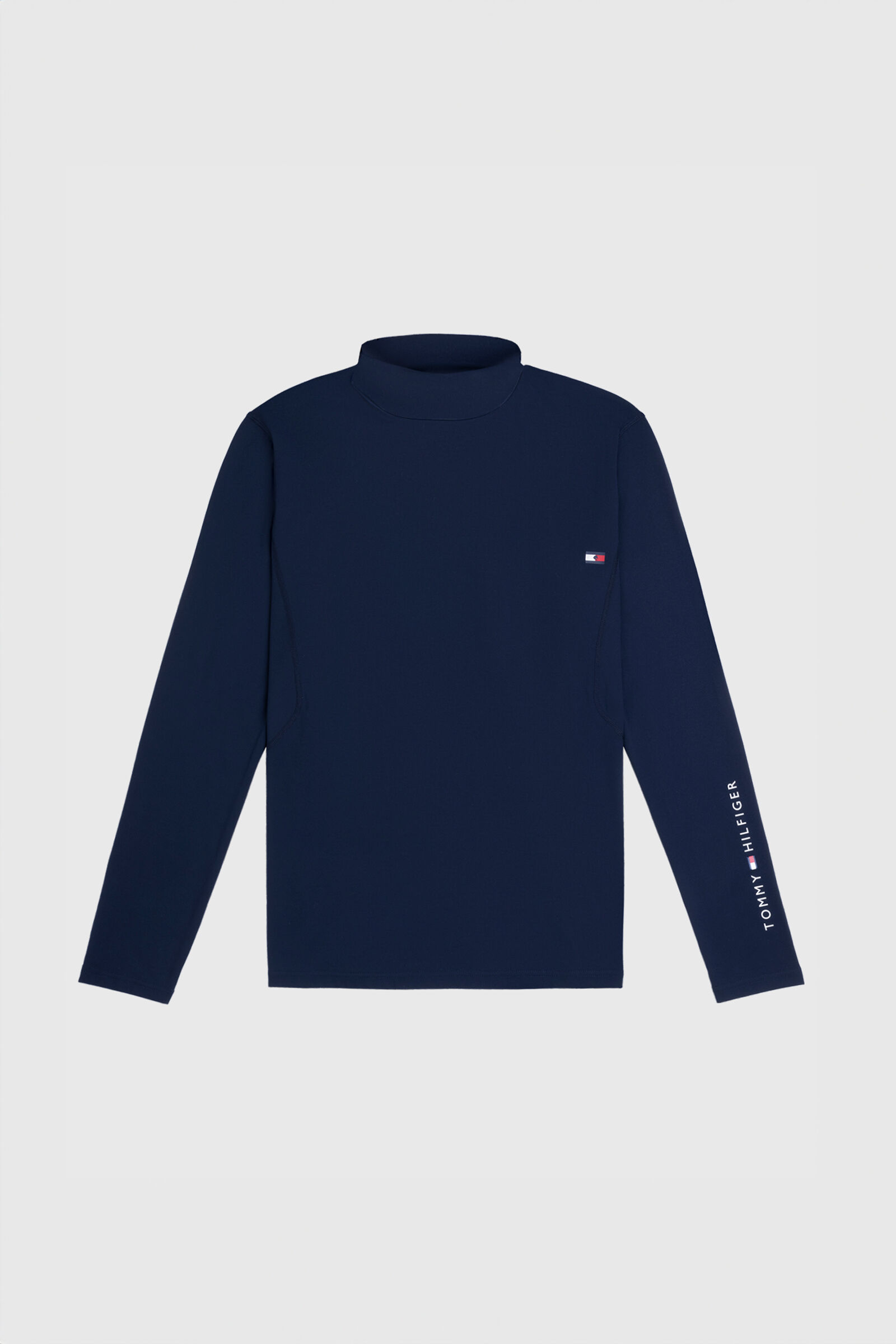 Tommy Hilfiger Equestrian Phoenix męska koszula z długim rękawem i wysokim kołnierzem