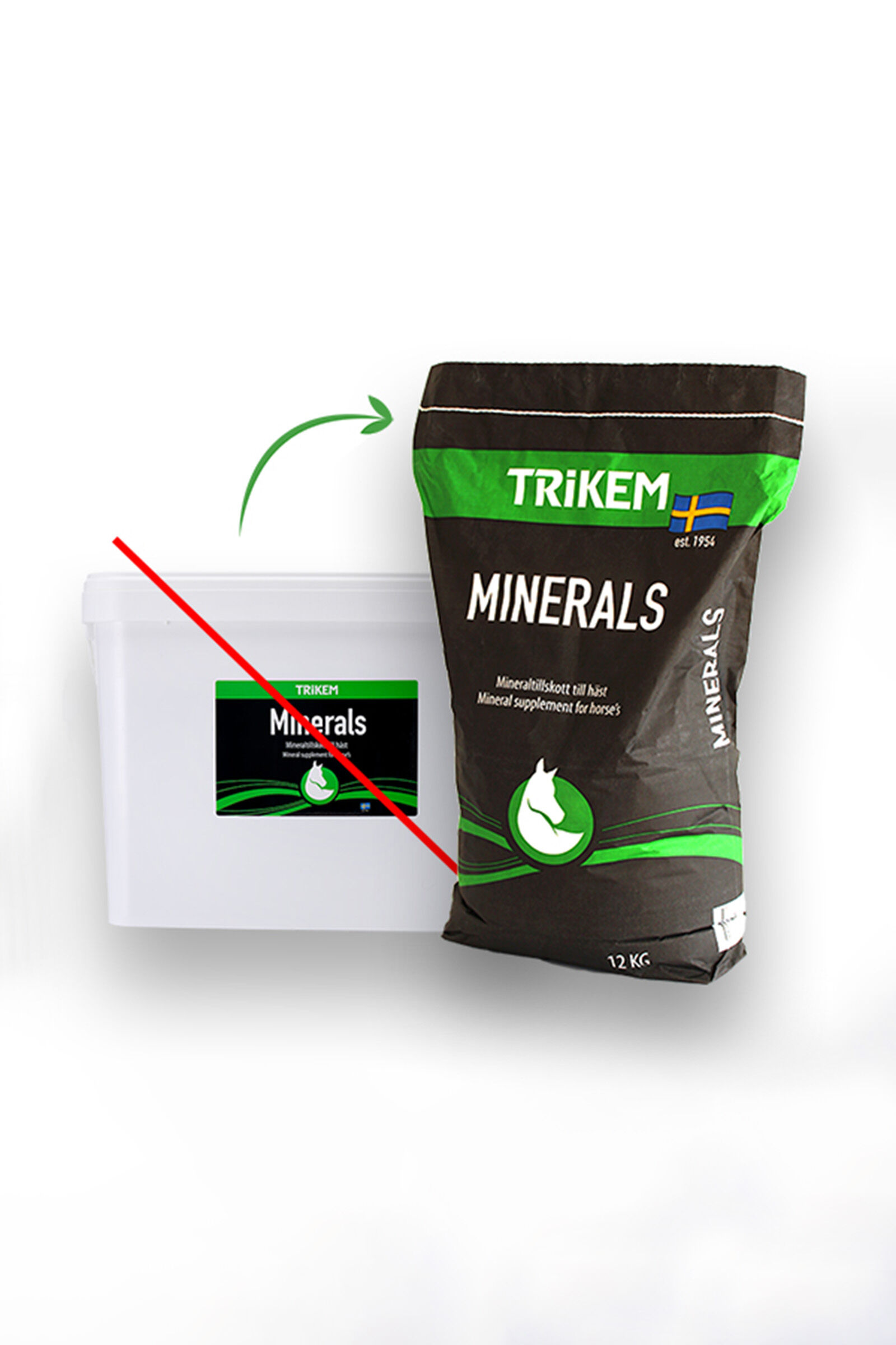 Trikem Mineraler, 12kg, WH/AB, 12