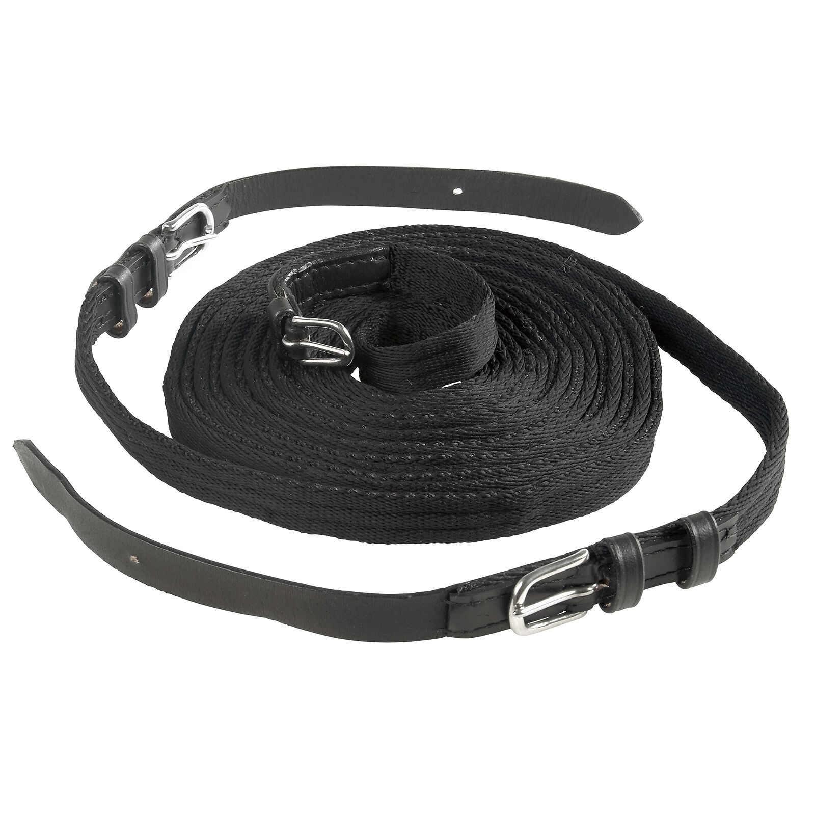 Waldhausen Reins for Single Harness Soft, Black, F